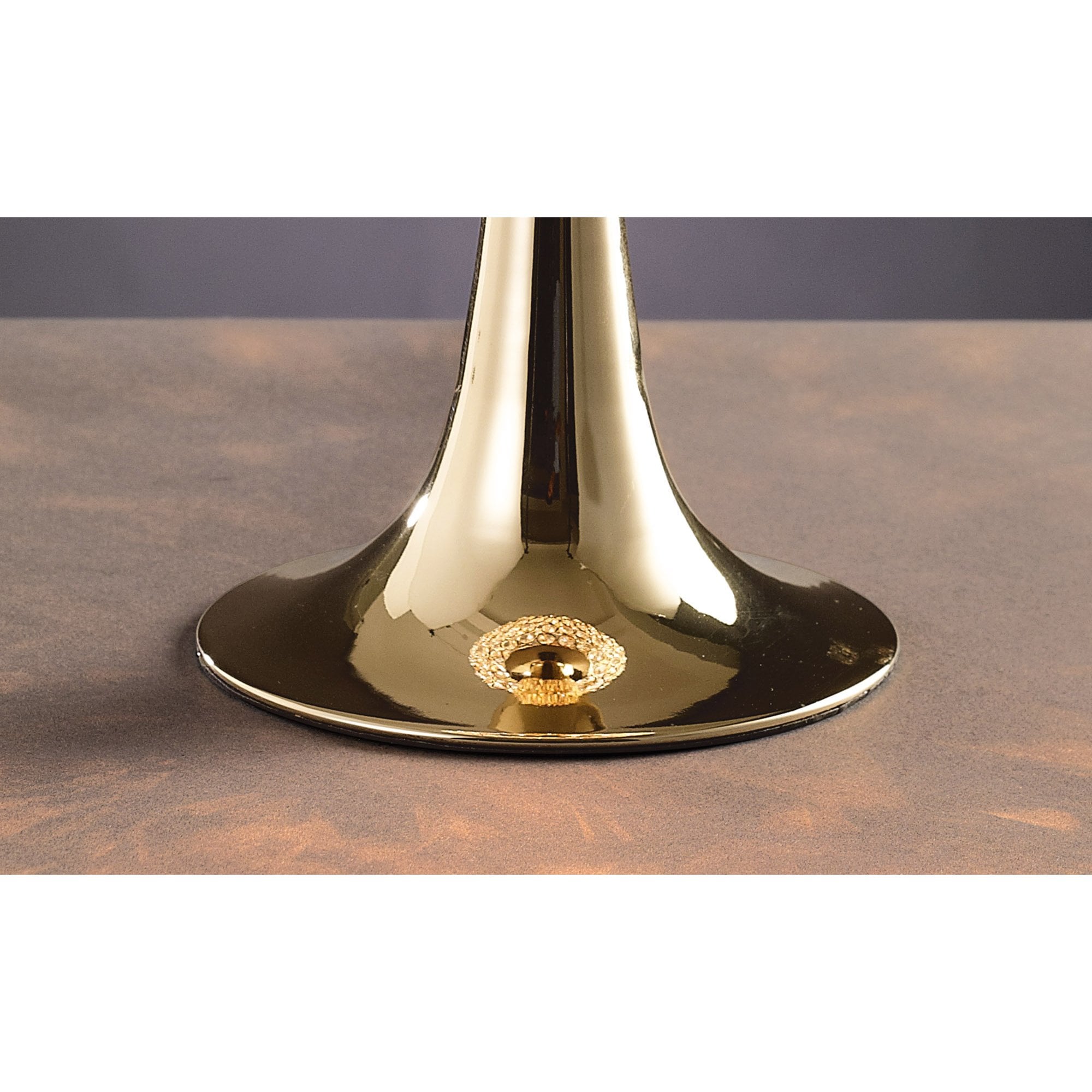 Diyas Ava 2 Light Table Lamp - French Gold & Crystal