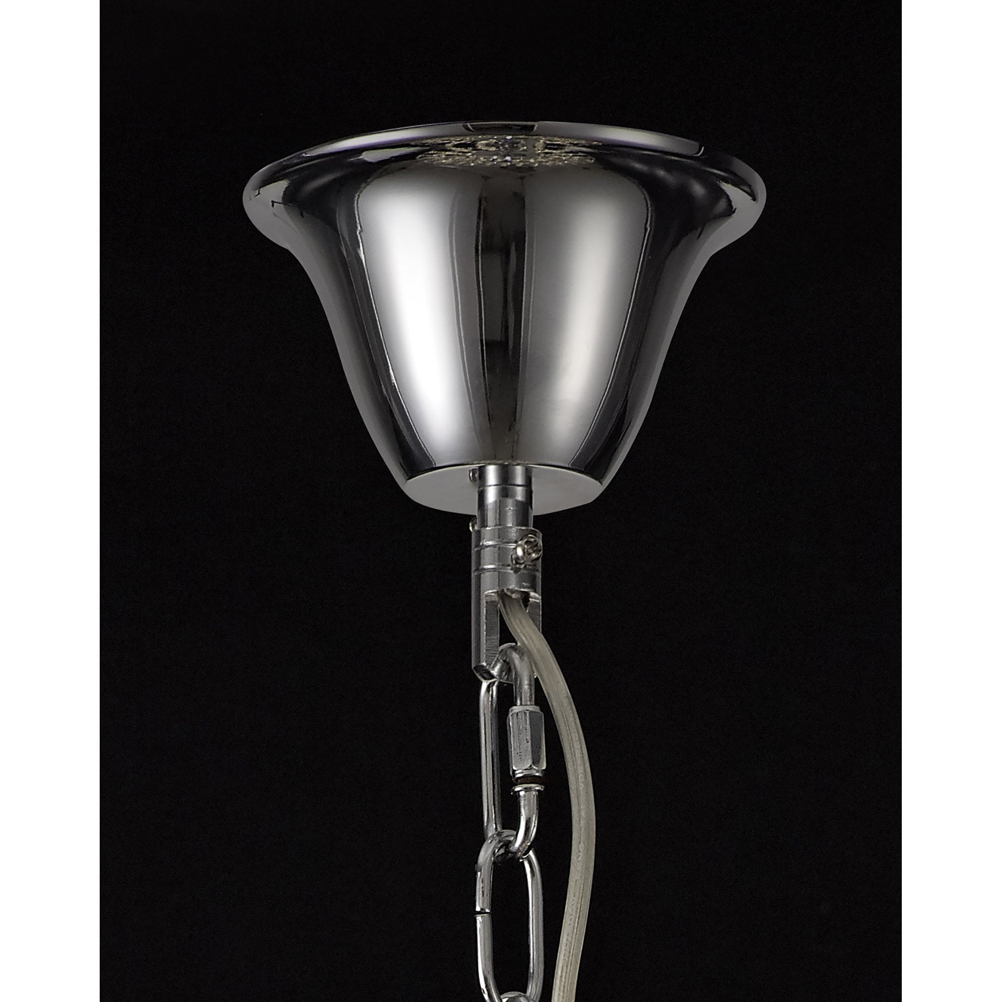 Diyas Inina 4 Light Pendant - Polished Chrome & Crystal