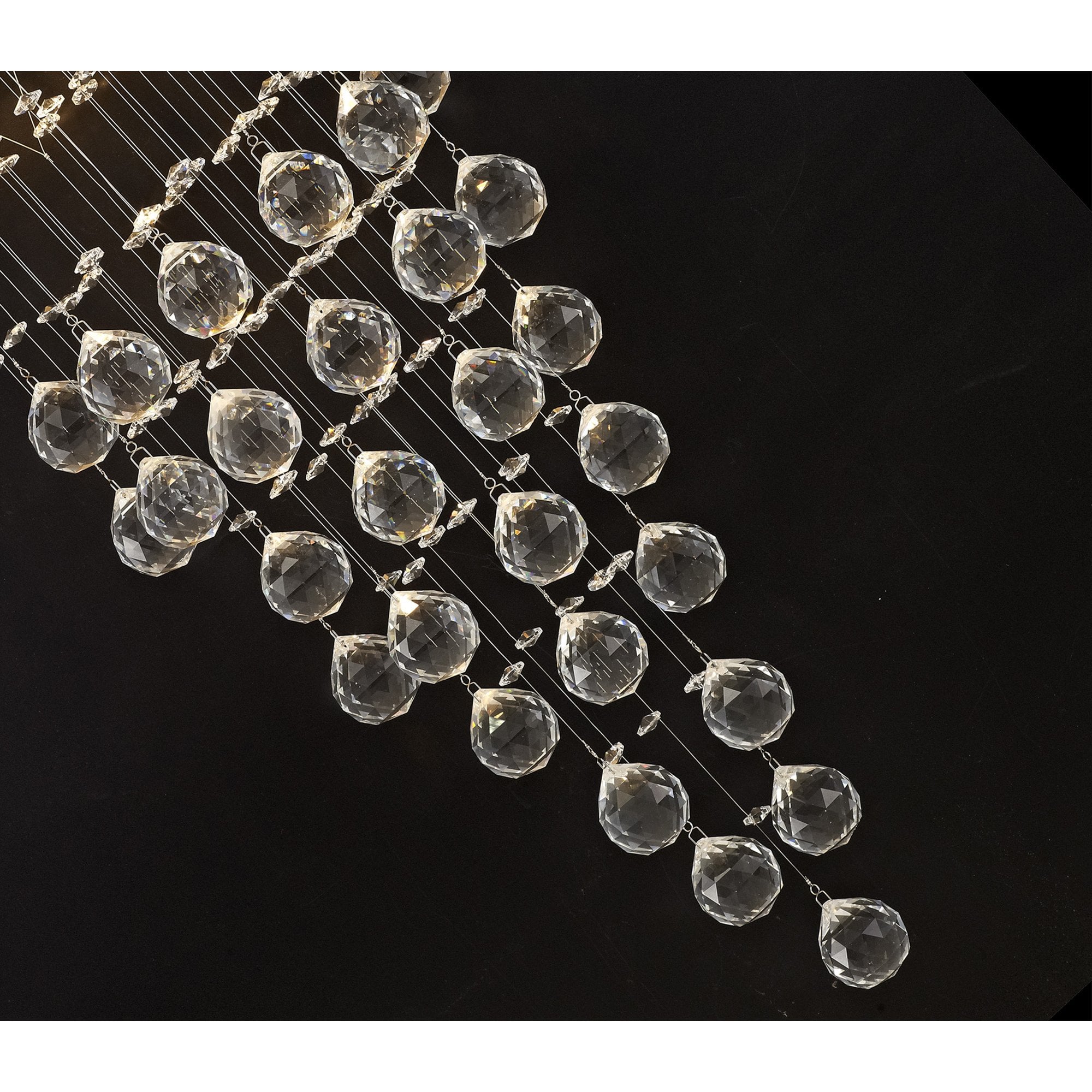 Diyas Colorado 2 Light Wall Light - Polished Chrome & Crystal