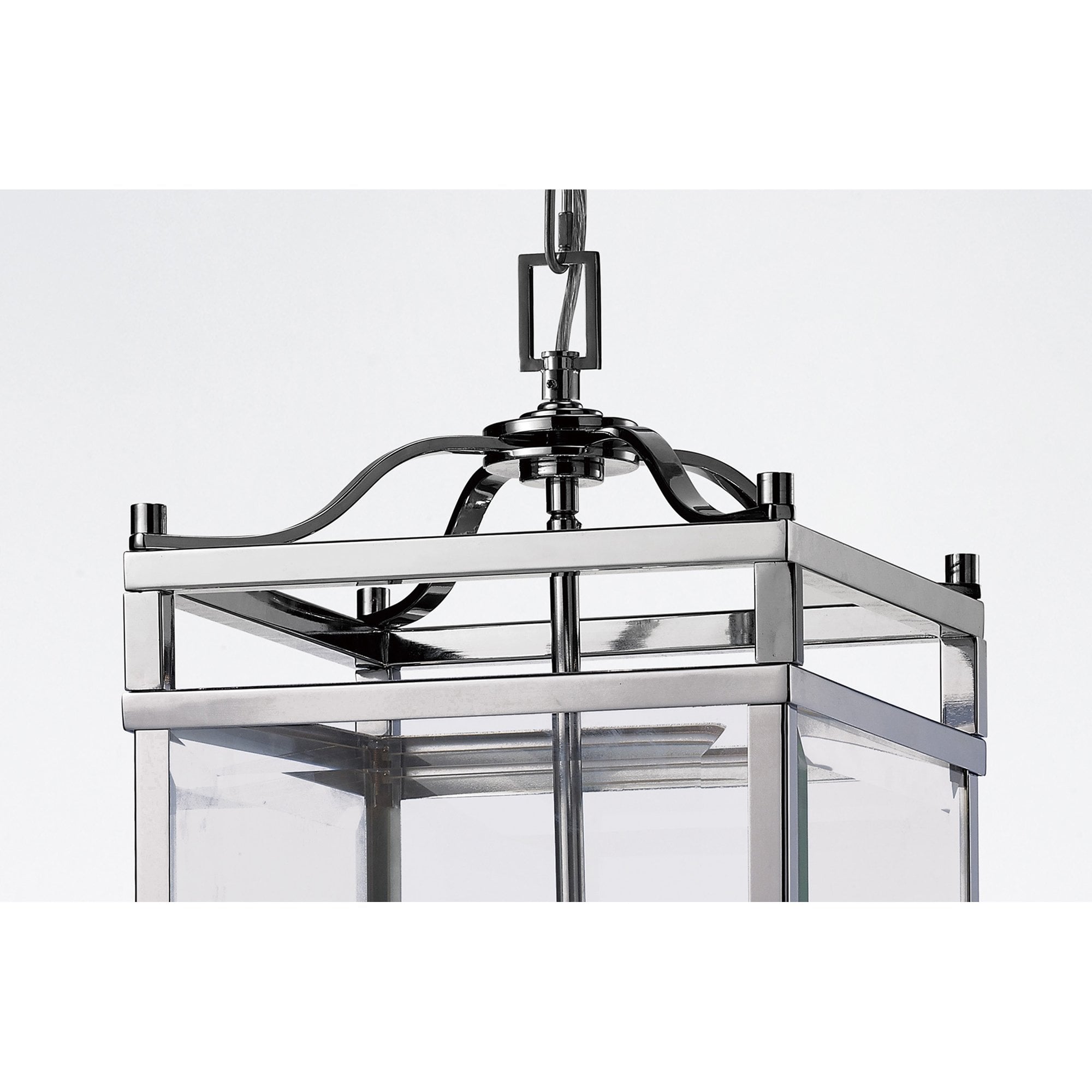 Diyas IL31102 Aston Pendant 3 Light Polished Chrome/Glass