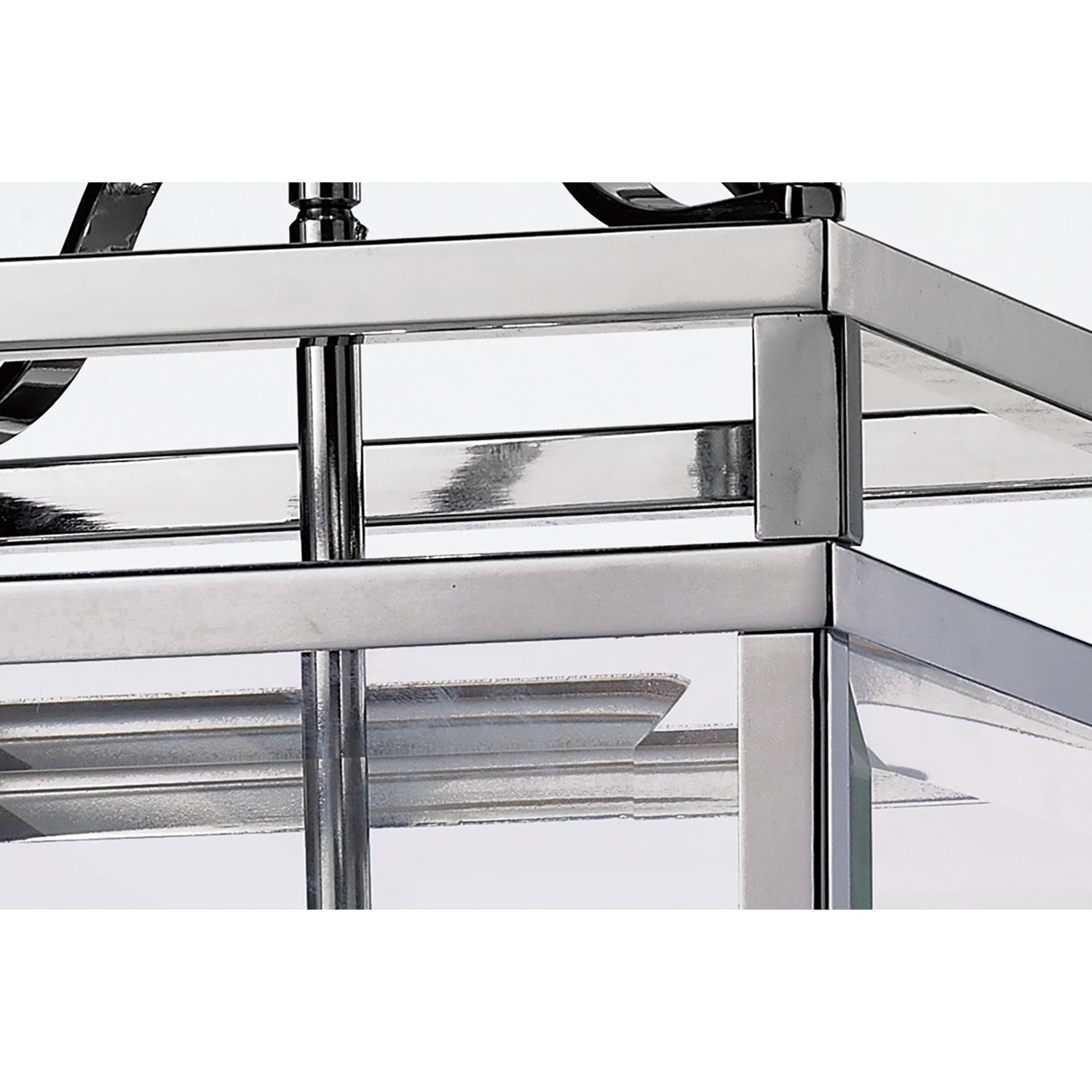 Diyas IL31102 Aston Pendant 3 Light Polished Chrome/Glass