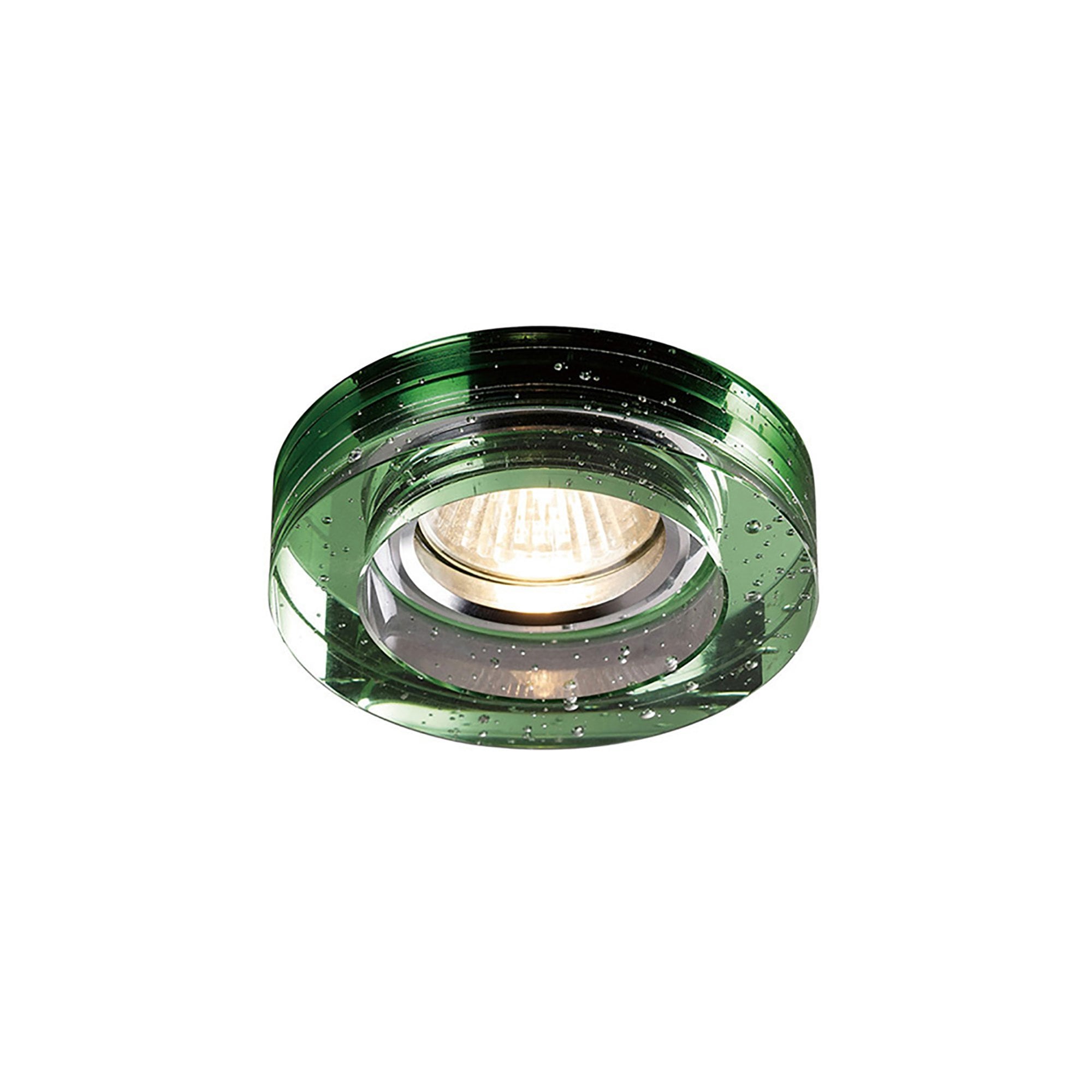 Diyas IL30831GR Crystal Bubble Downlight Round Rim Only Green,IL30800 Required To Complete The Item