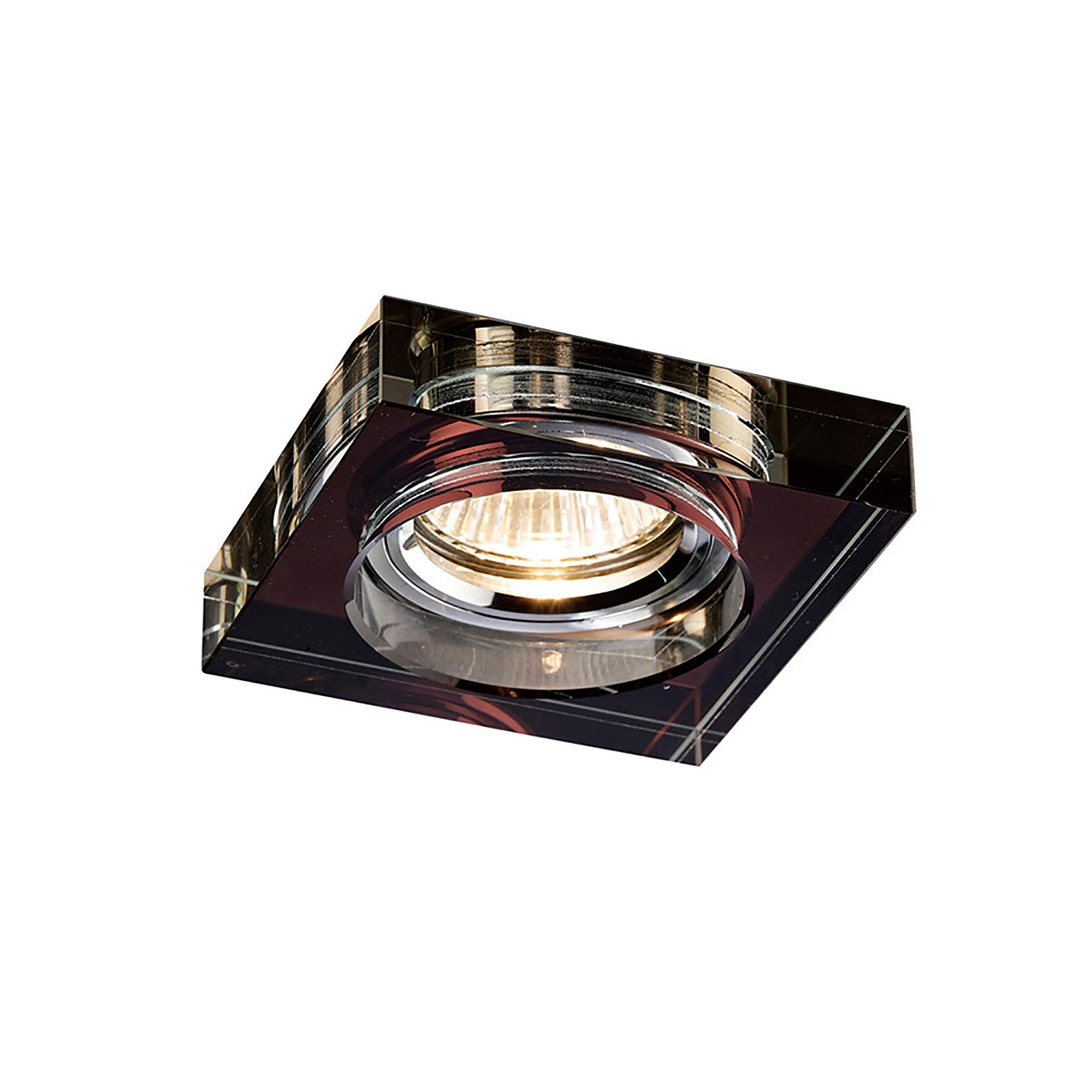Diyas IL30822PU Crystal Downlight Deep Square Rim Only Purple,IL30800 Required To Complete The Item