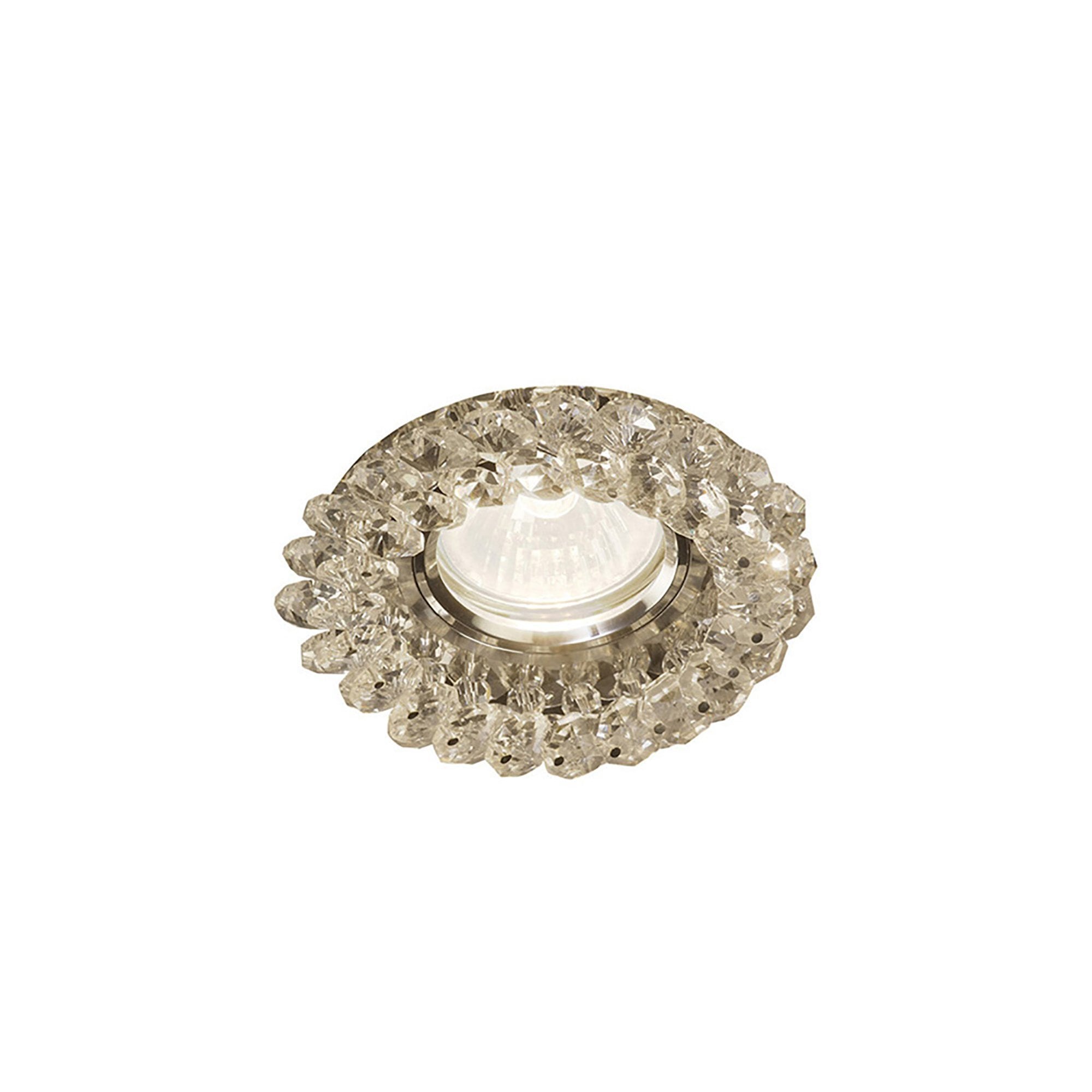 Diyas IL30805CH Crystal Cluster Downlight Round Rim Only Clear,IL30800 Required To Complete The Item
