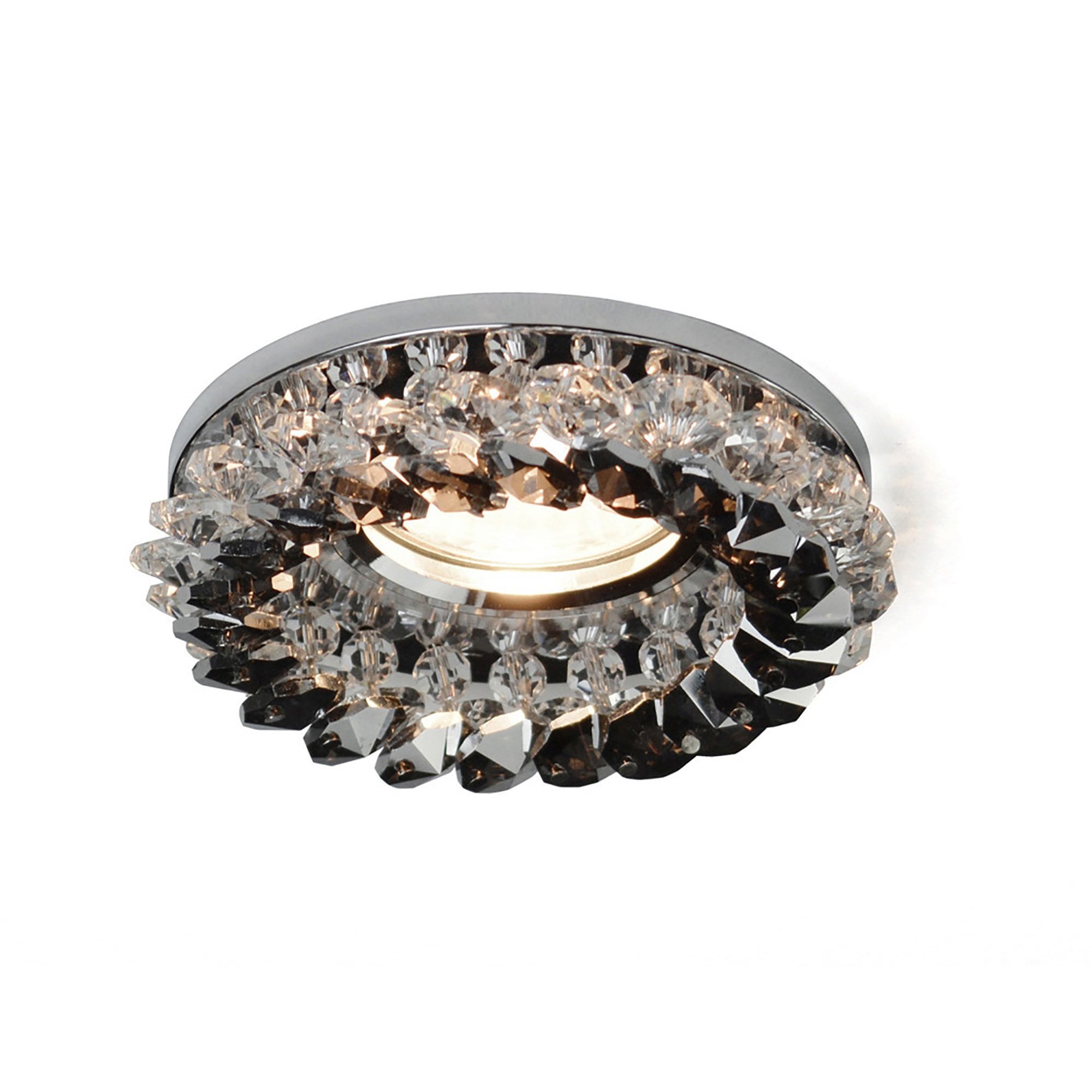 Diyas IL30805SM Crystal Cluster Downlight Round Complete Clear/Smoked,IL30800 Required To Complete The Item