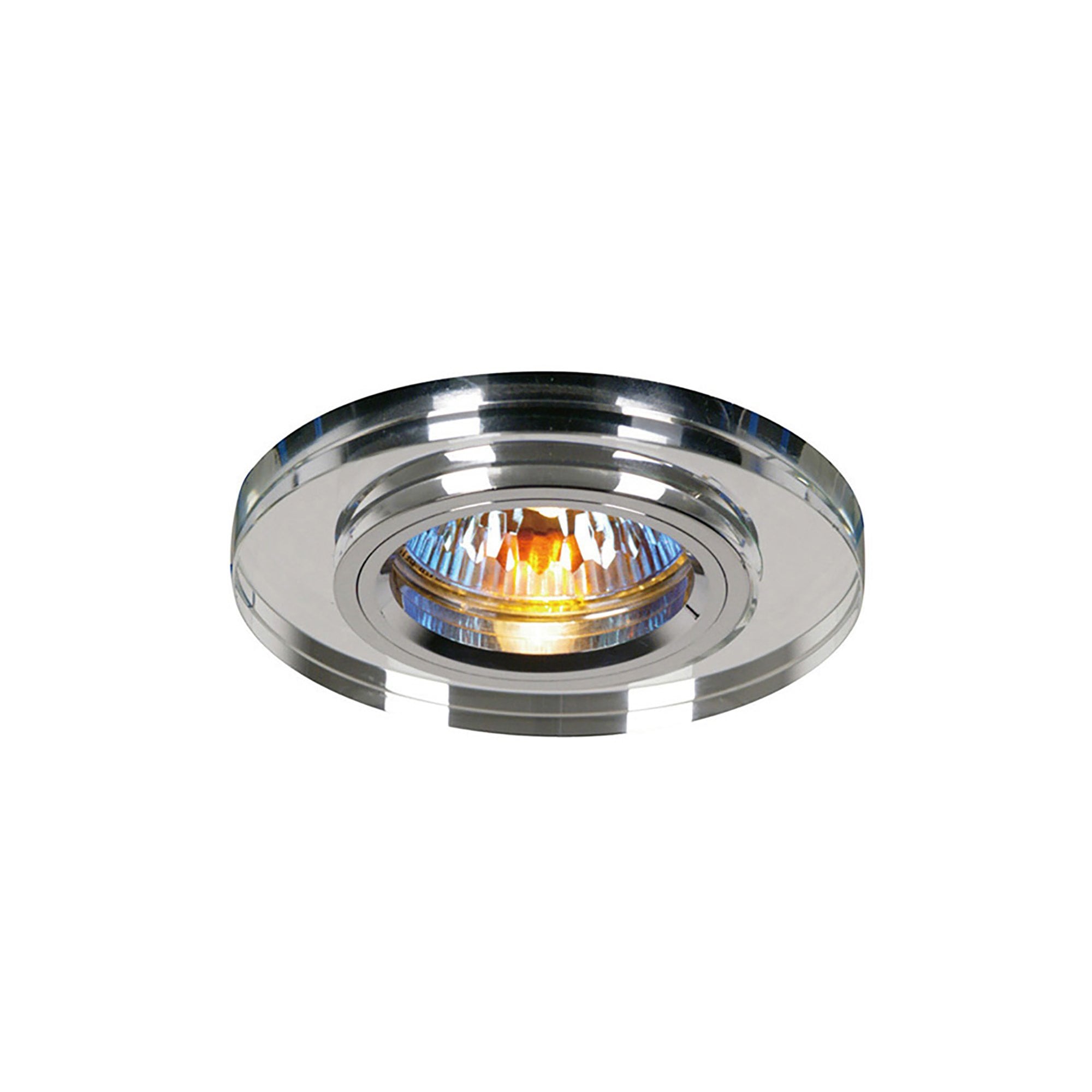Diyas IL30806CH Crystal Downlight Shallow Round Rim Only Clear,IL30800 Required To Complete The Item