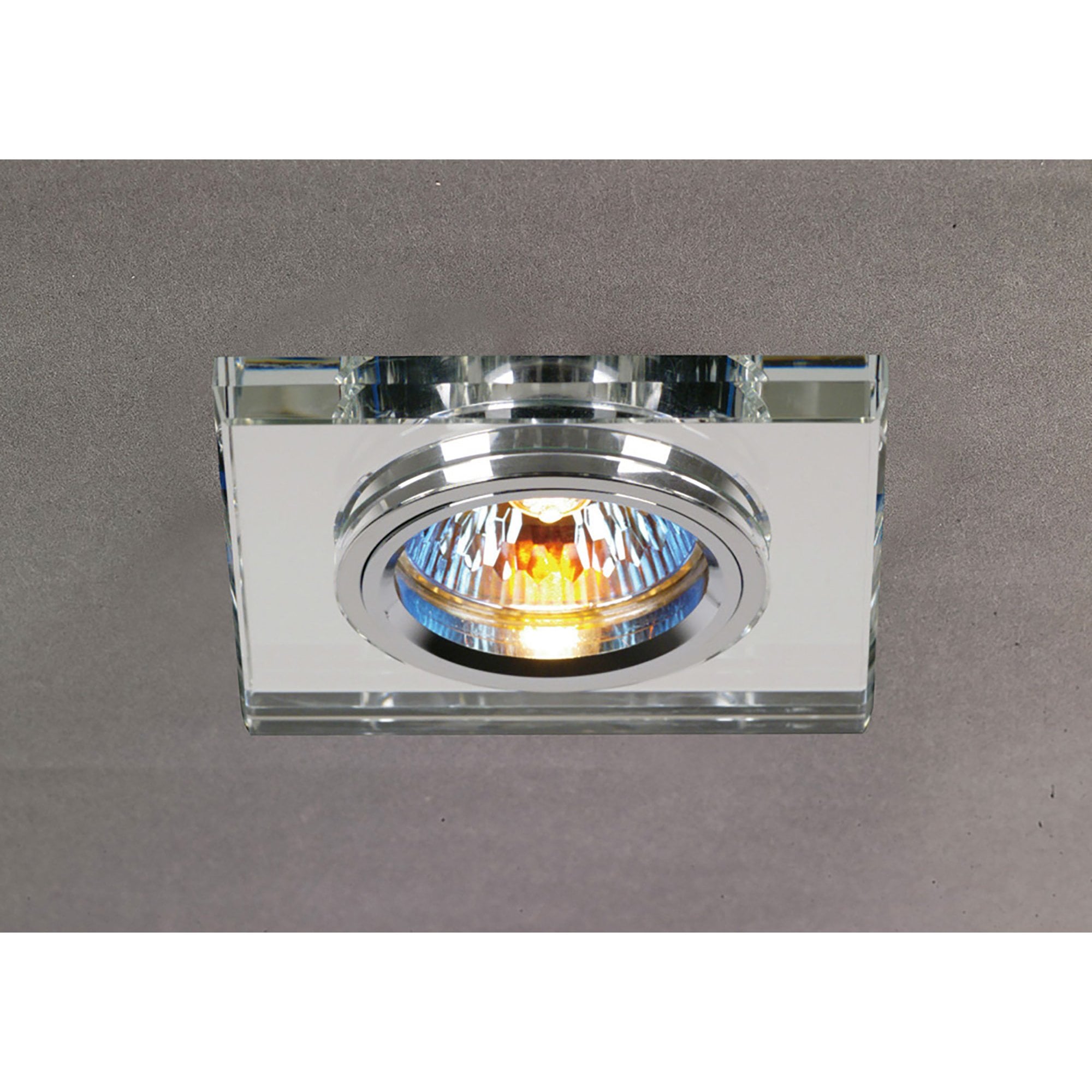 Diyas IL30817CH Crystal Downlight Shallow Square Rim Only Clear,IL30800 Required To Complete The Item