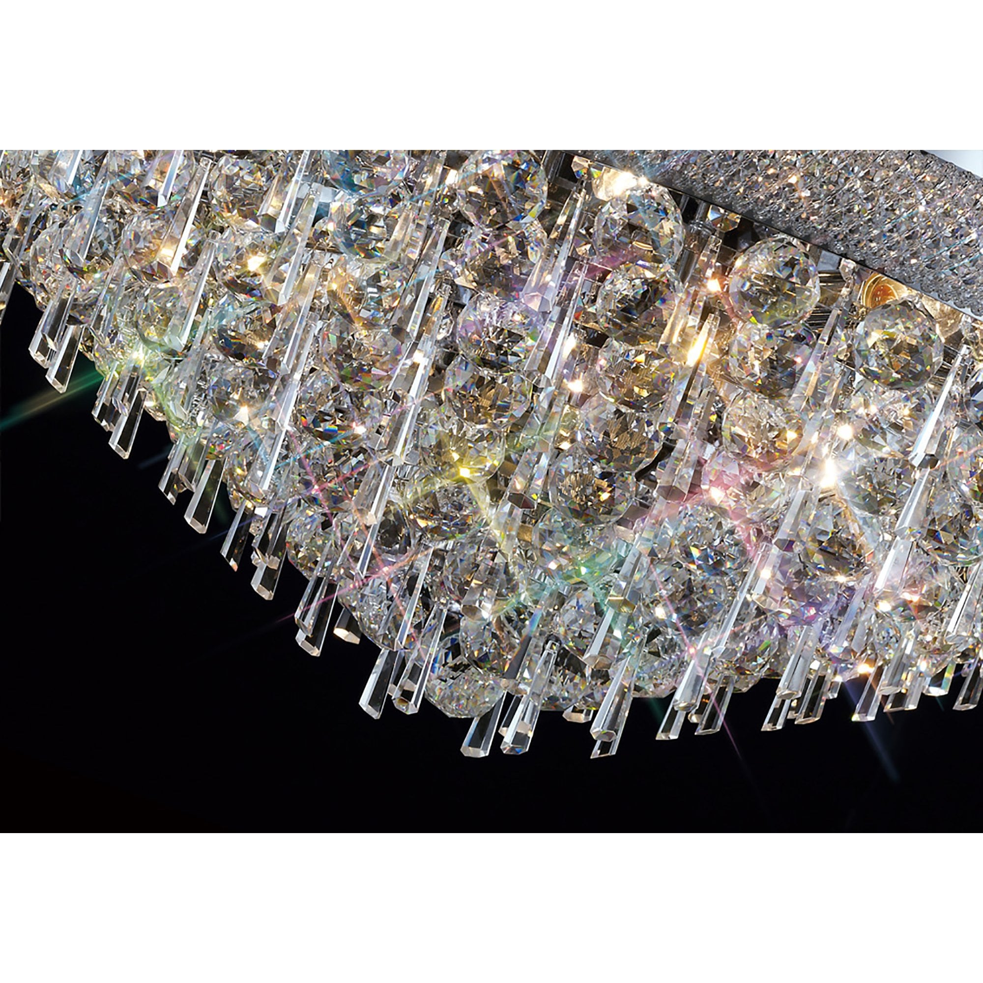 Diyas Alexandra 16 Light Ceiling Light - Polished Chrome & Crystal