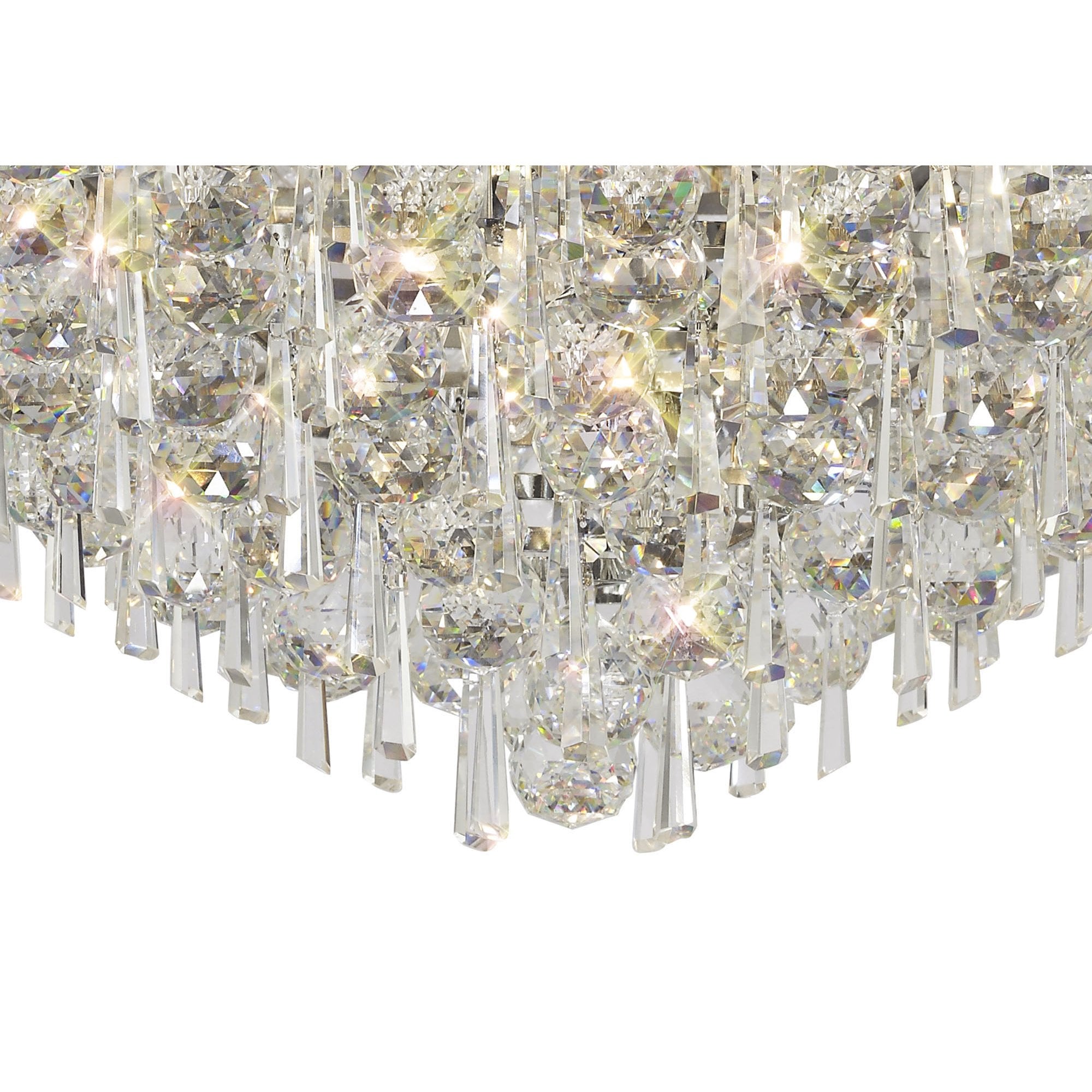 Diyas Alexandra 18 Light Ceiling Light - Polished Chrome & Crystal