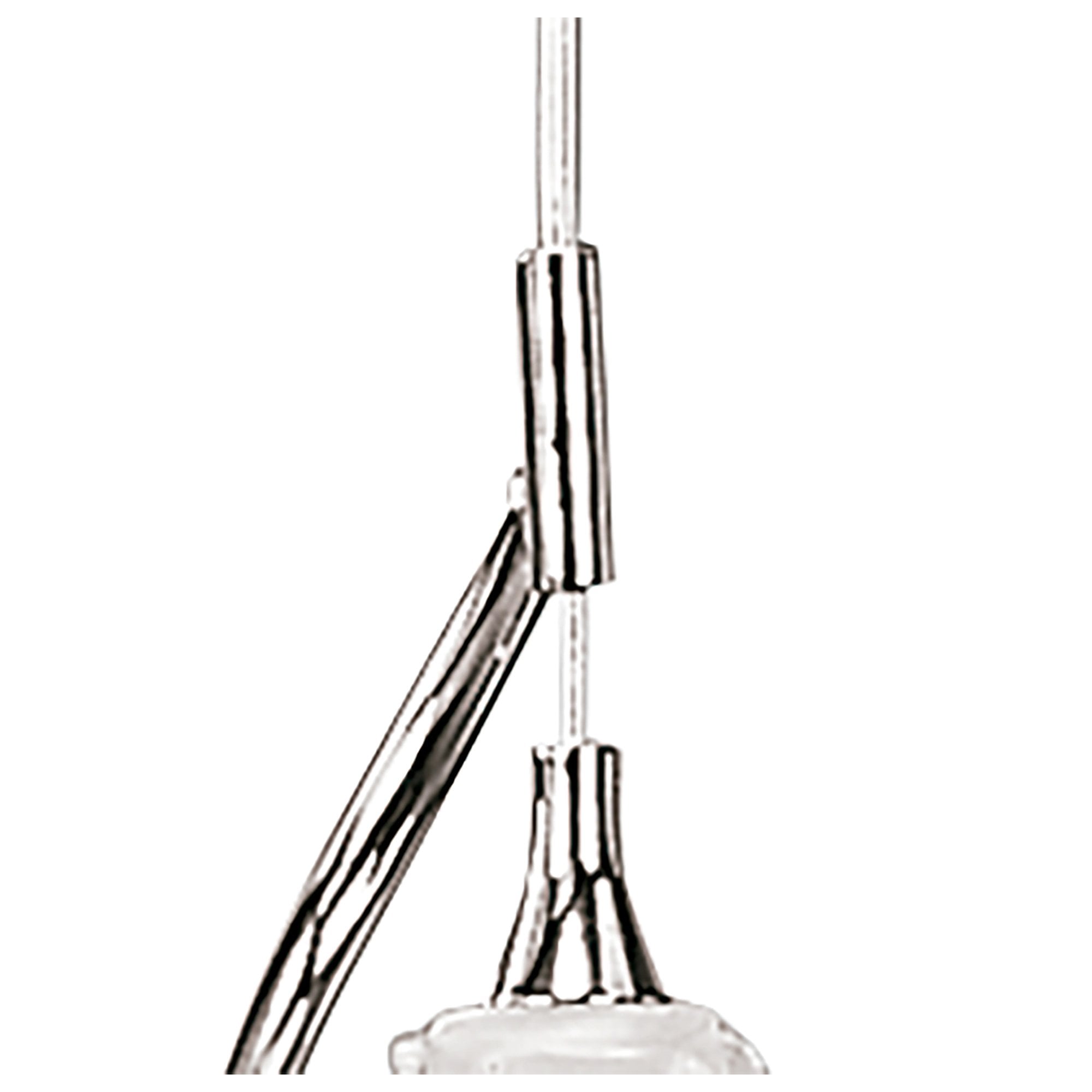 Mantra Dali Single Light Pendant Polished Chrome