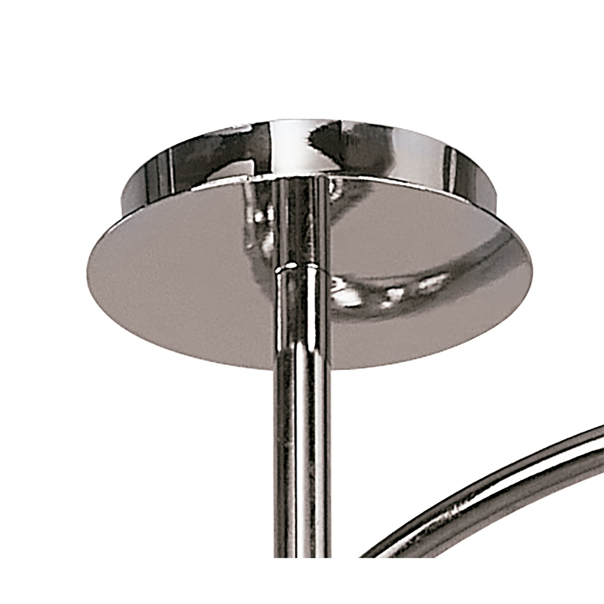 Mantra Dali 3 Light Semi Flush Ceiling fitting Polished Chrome