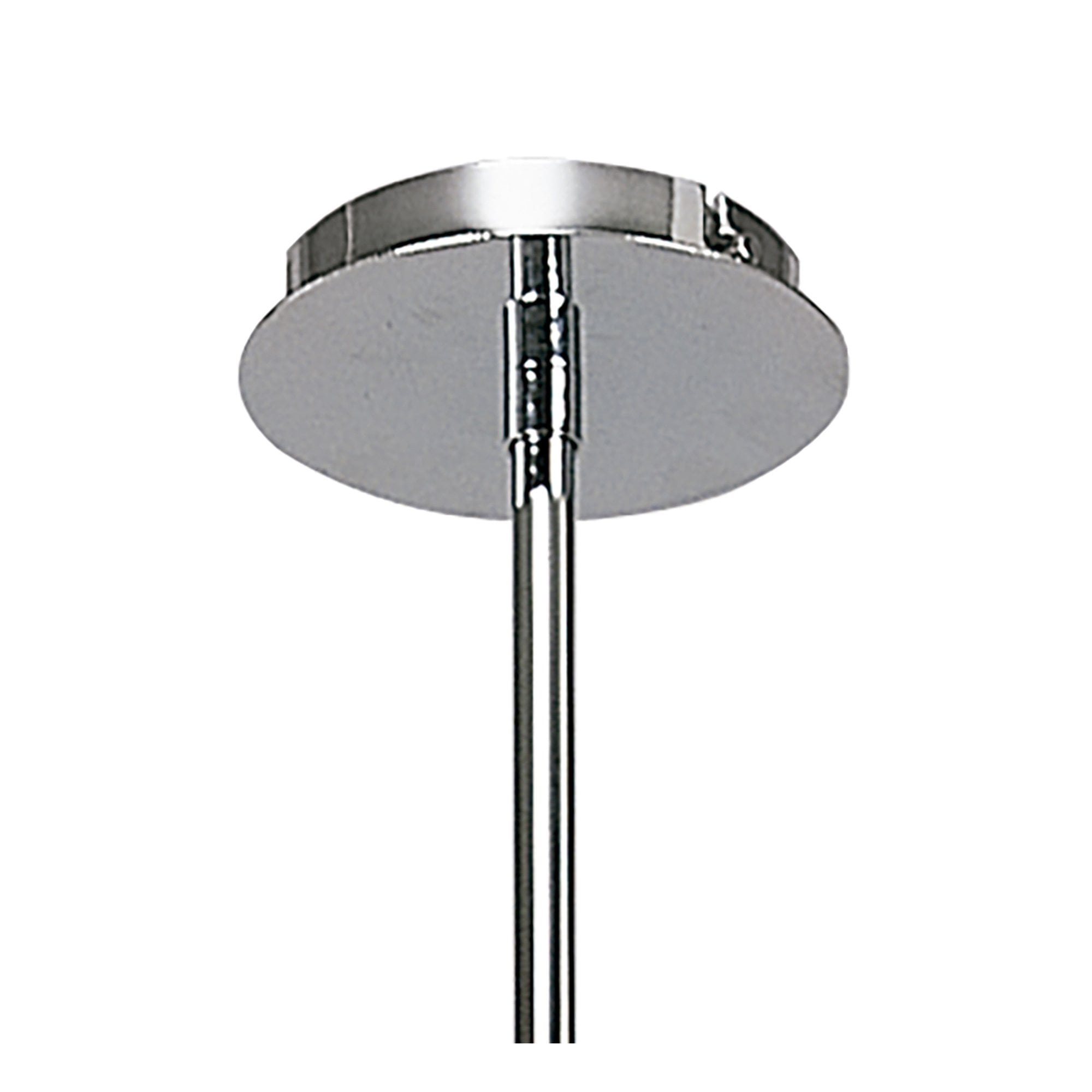 Mantra Dali 4 Light Telescopic Pendant Semi Flush Convertible Fitting Polished Chrome
