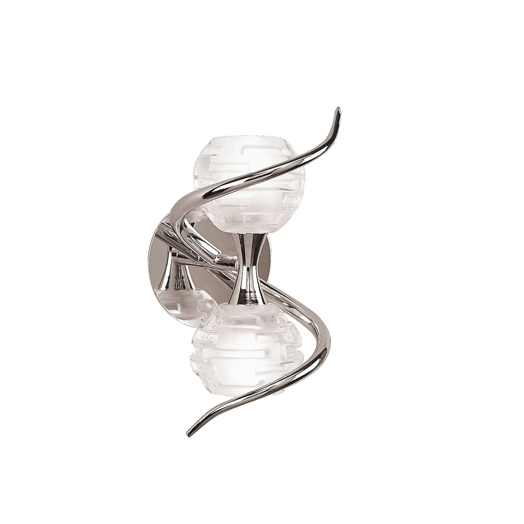 Mantra Dali 2 Light Switched Wall Fitting Polished Chrome