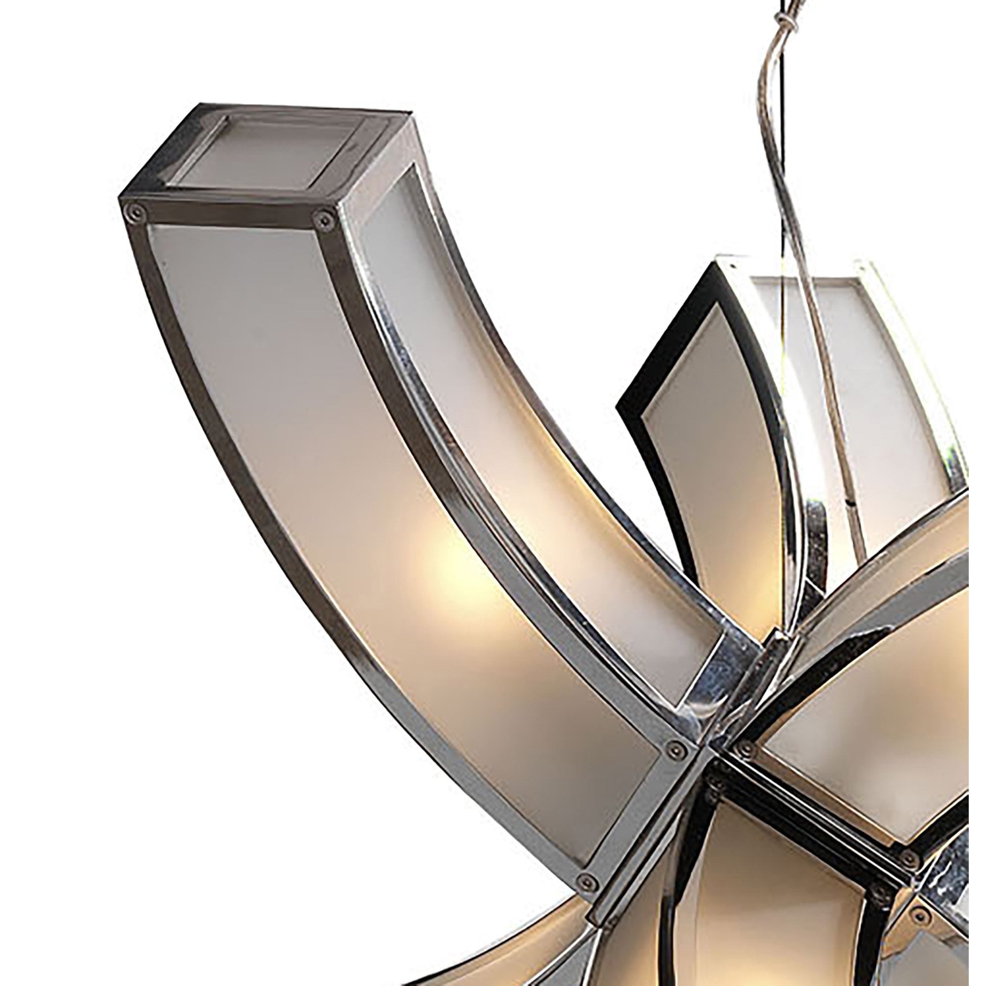 Mantra Duna 6 arms 6 Light Pendant Fitting Polished Chrome