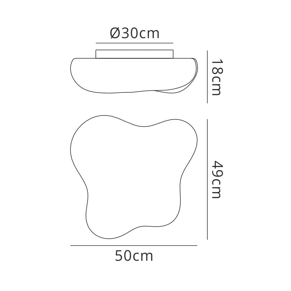 Mantra Eos 4 Light Flush Ceiling Fitting Outdoor White IP44