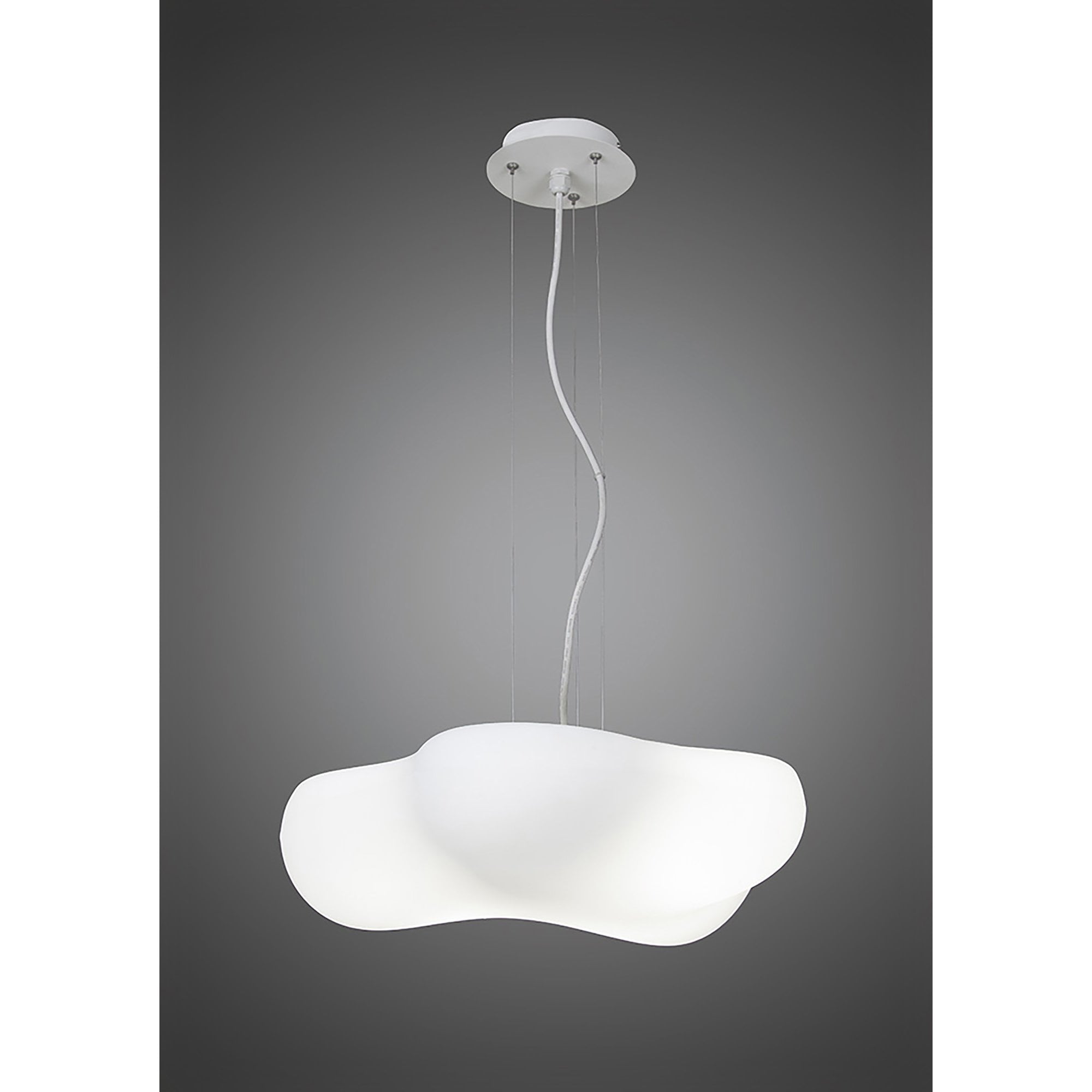 Mantra Eos 4 Light Pendant Indoor White