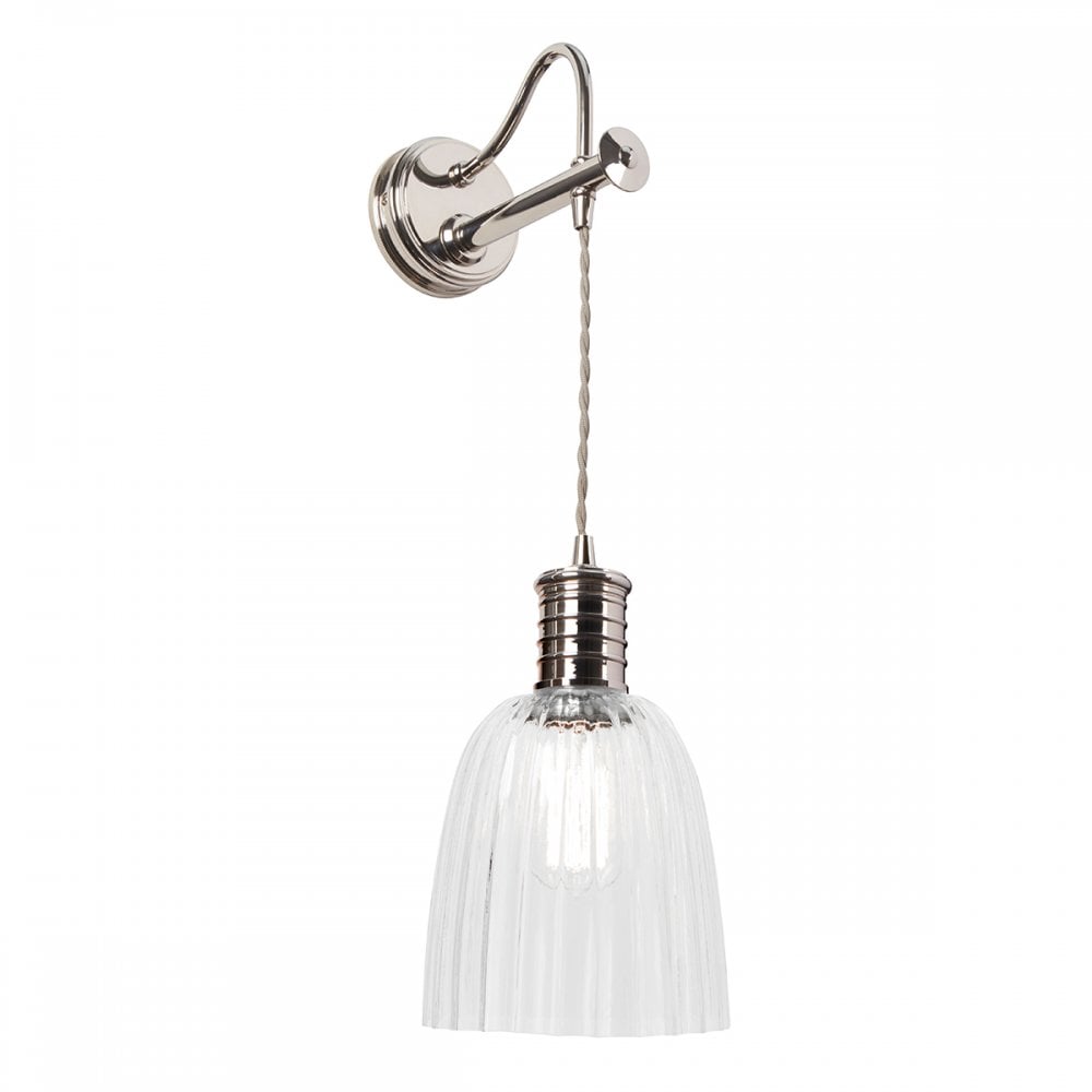 Elstead Douille Single Wall Light - Polished Nickel