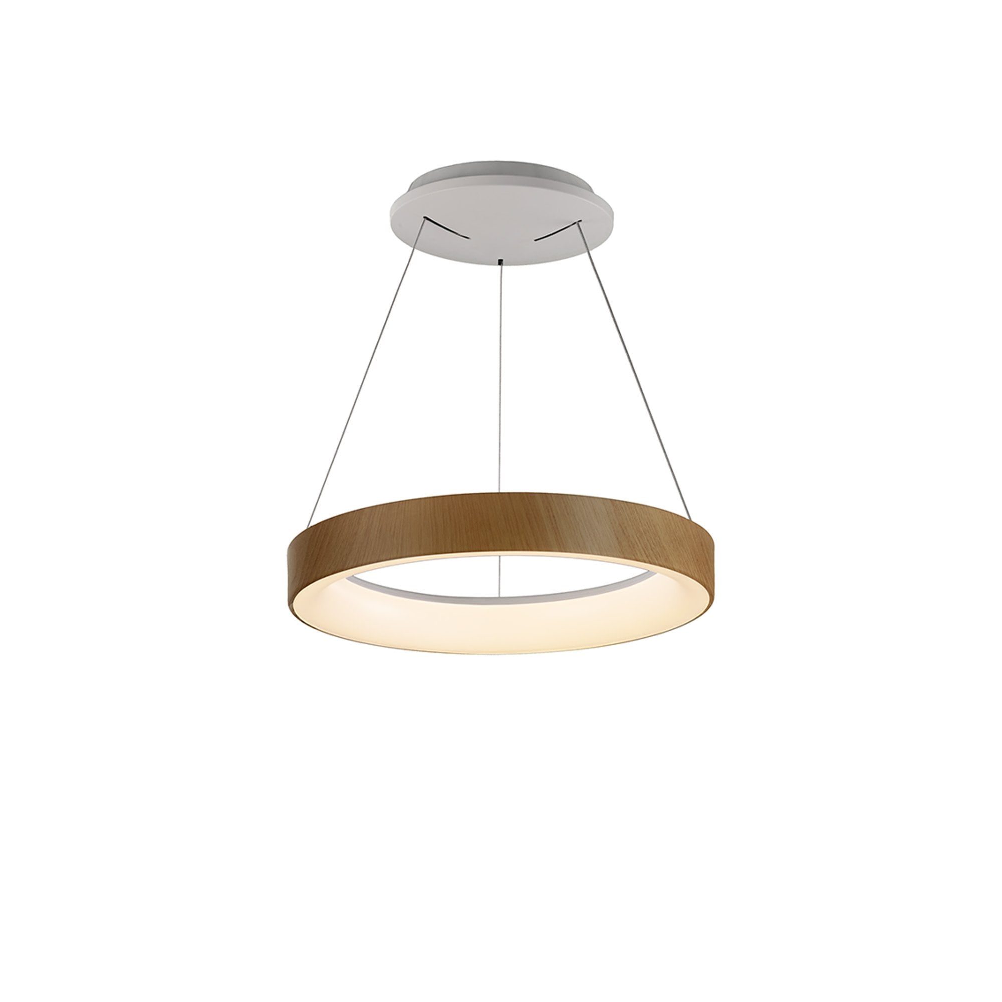 Mantra Niseko II 38cm Ring Pendant - Wood