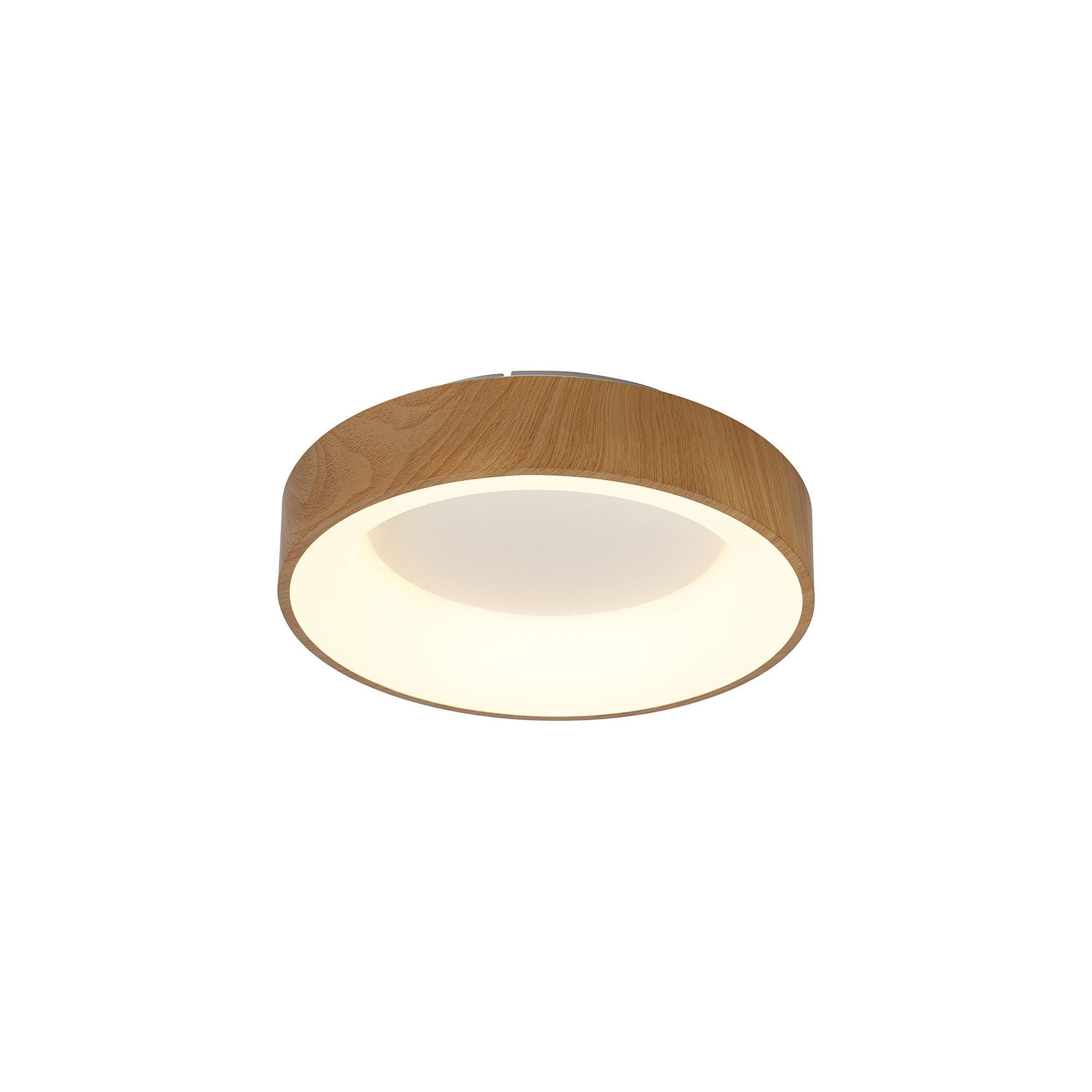 Mantra Niseko II 38cm Ring Ceiling Light - Wood
