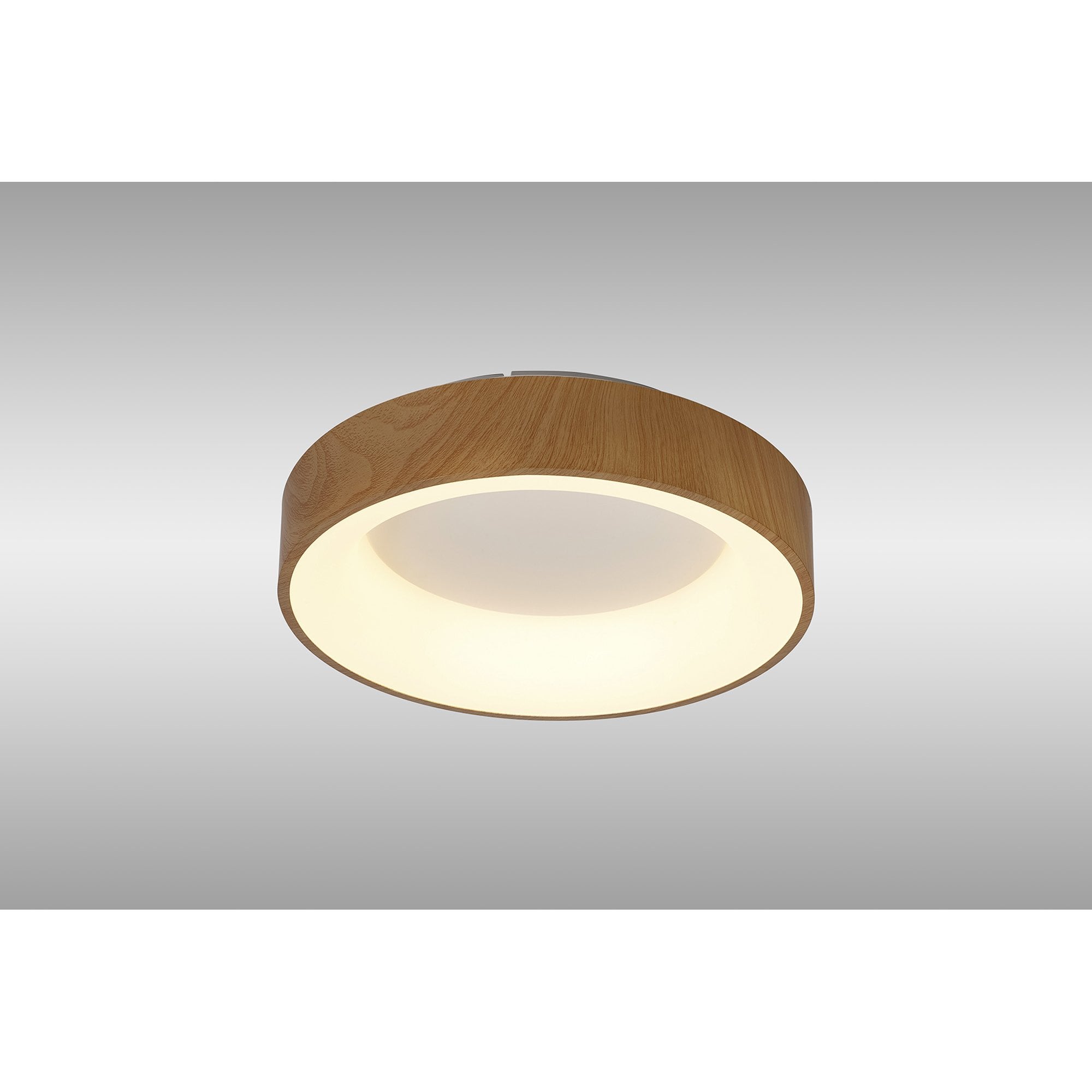 Mantra Niseko II 38cm Ring Ceiling Light - Wood