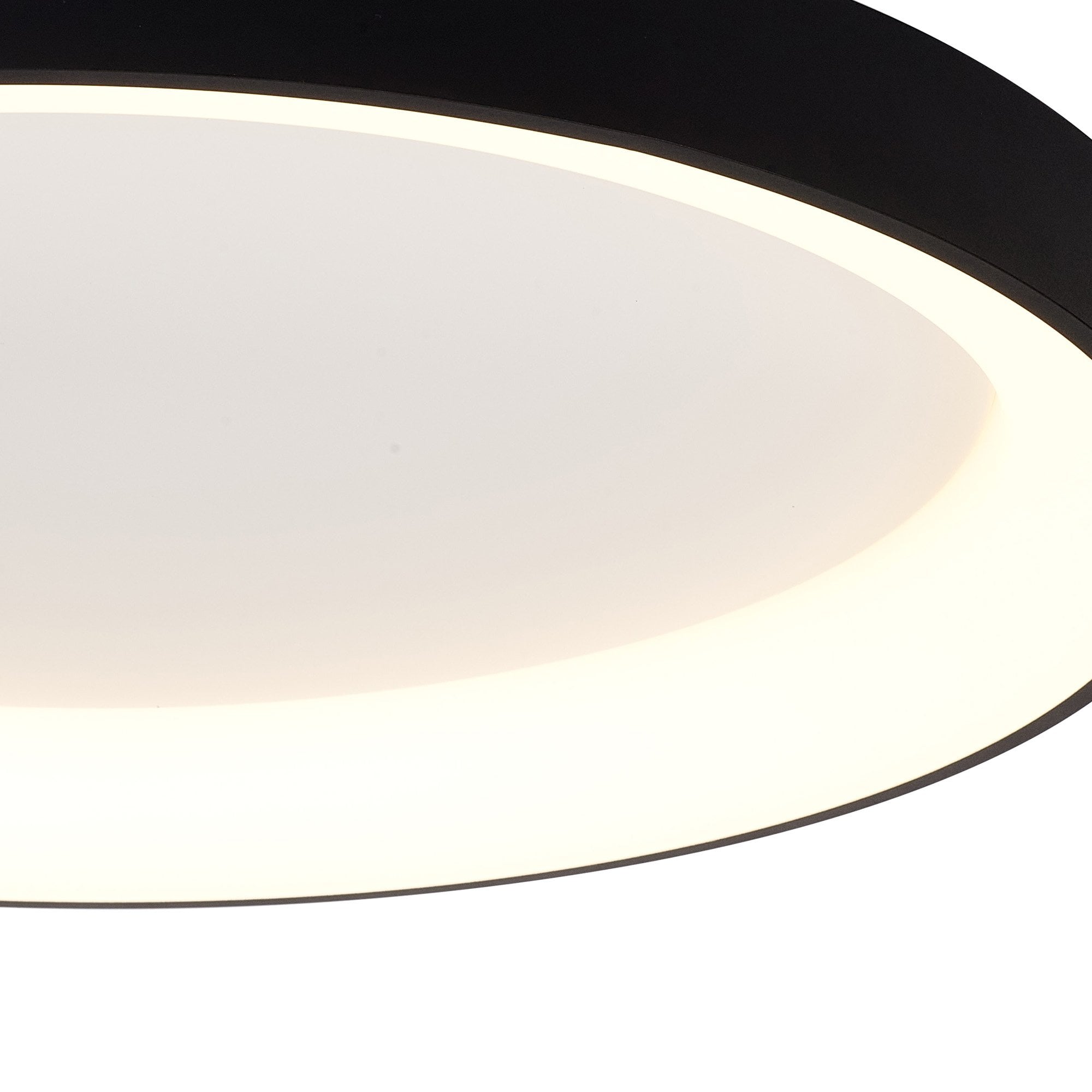 Mantra Niseko II 78cm Ring Ceiling Light - Black