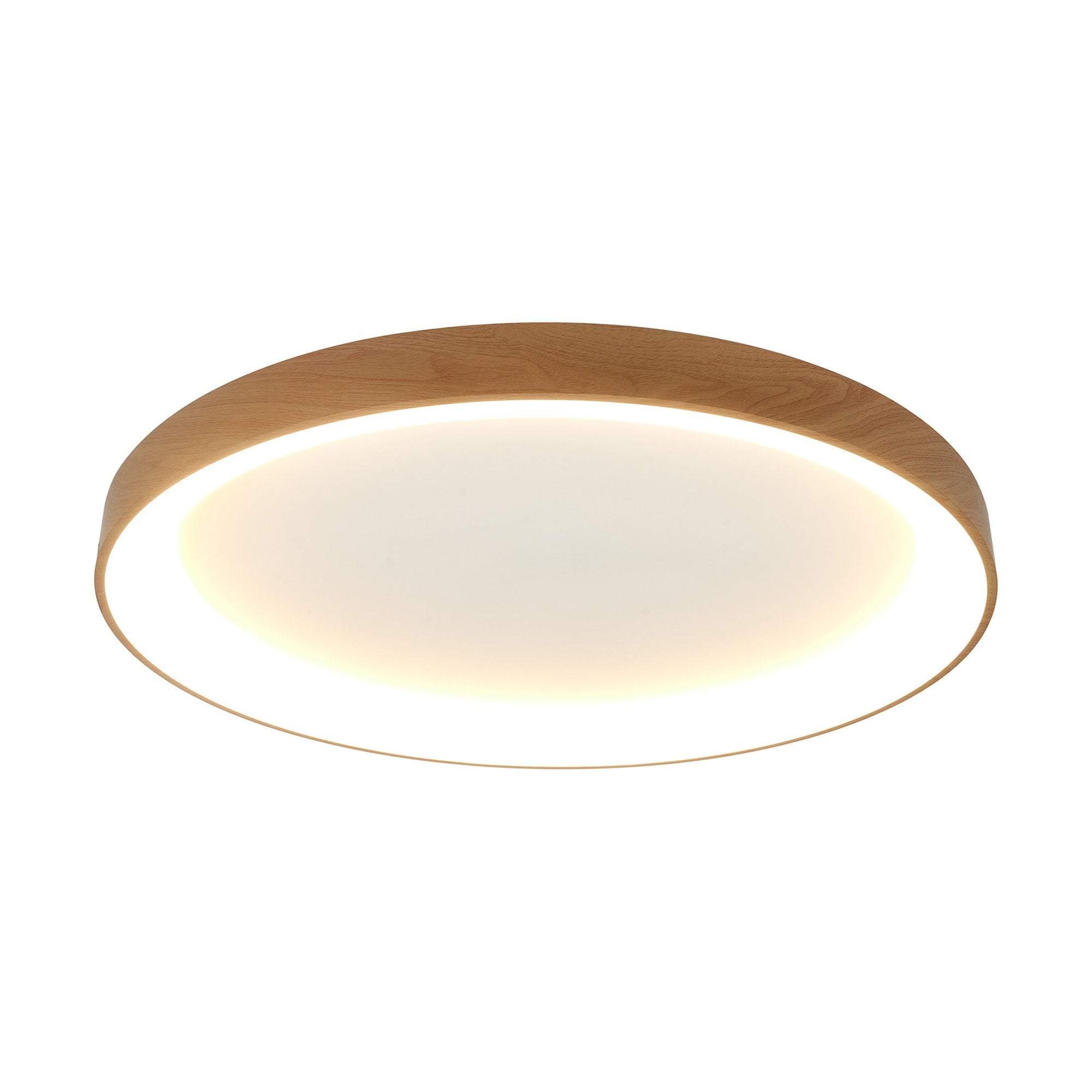 Mantra Niseko II 90cm Ring Ceiling Light - Wood