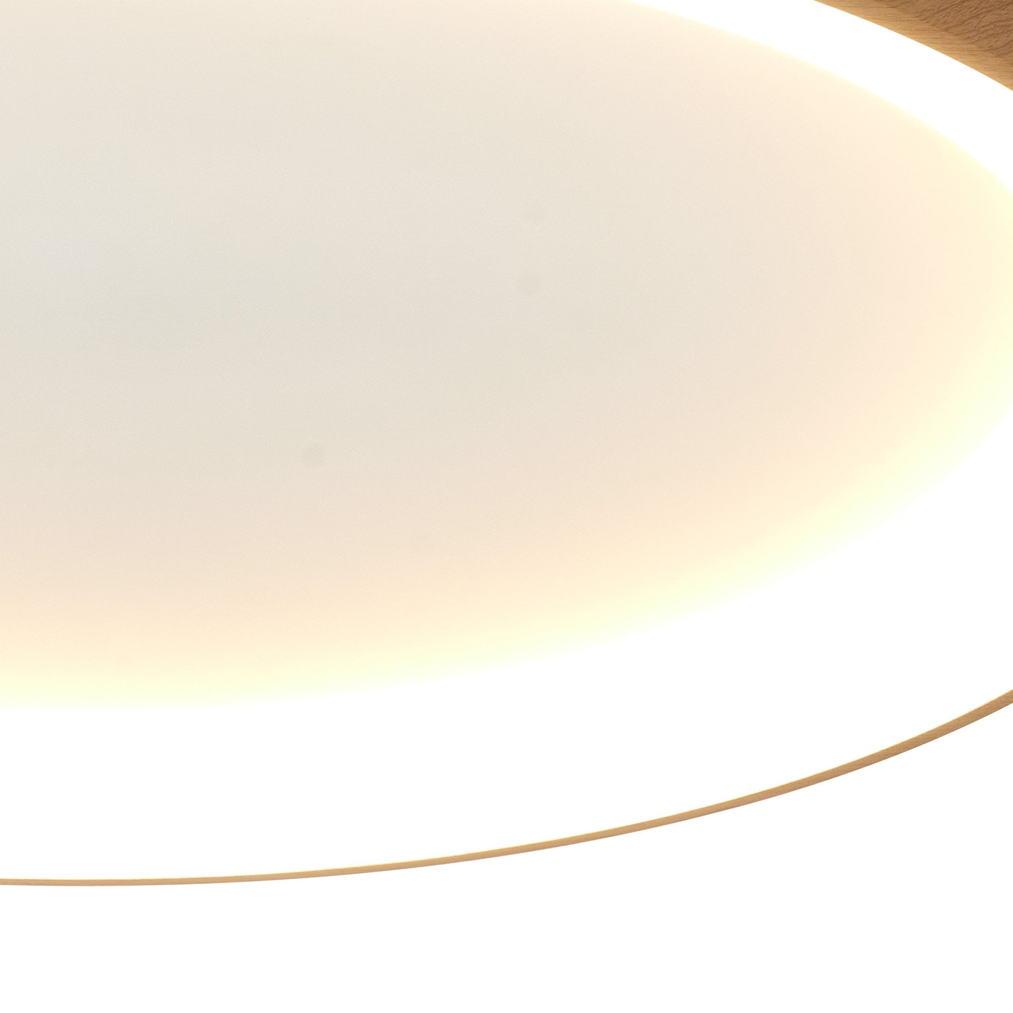 Mantra Niseko II 90cm Ring Ceiling Light - Wood