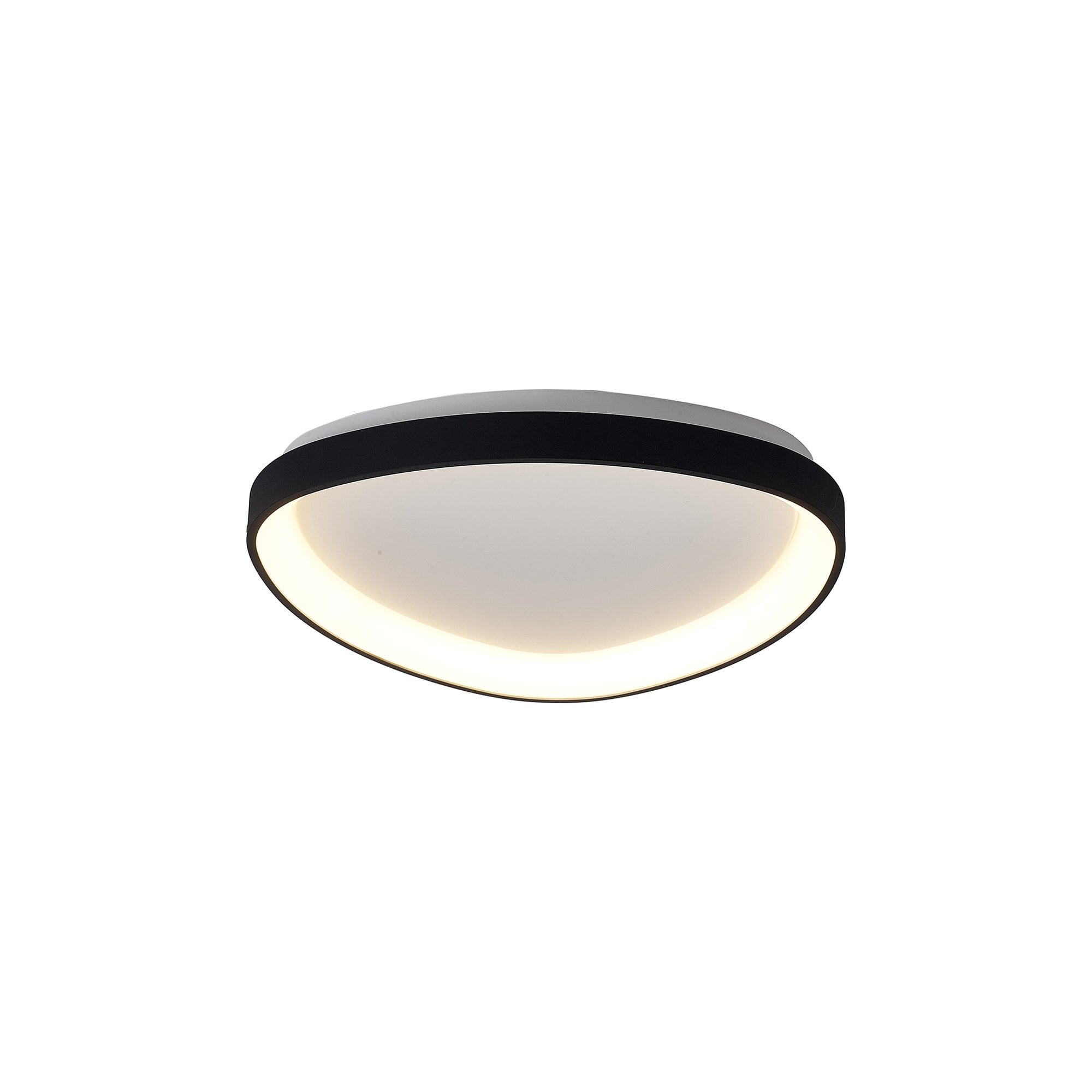 Mantra Niseko II 42cm Triangular Ceiling Light - Black