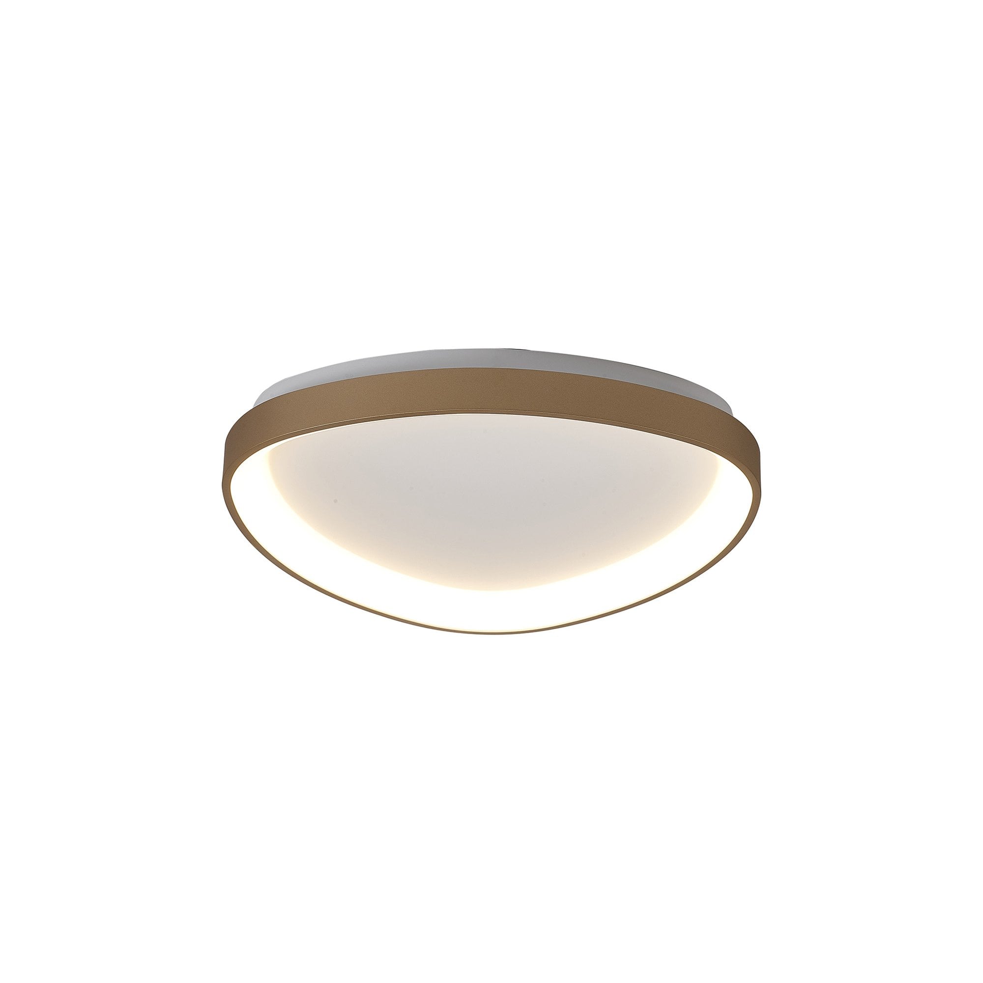 Mantra Niseko II 42cm Triangular Ceiling Light - Gold