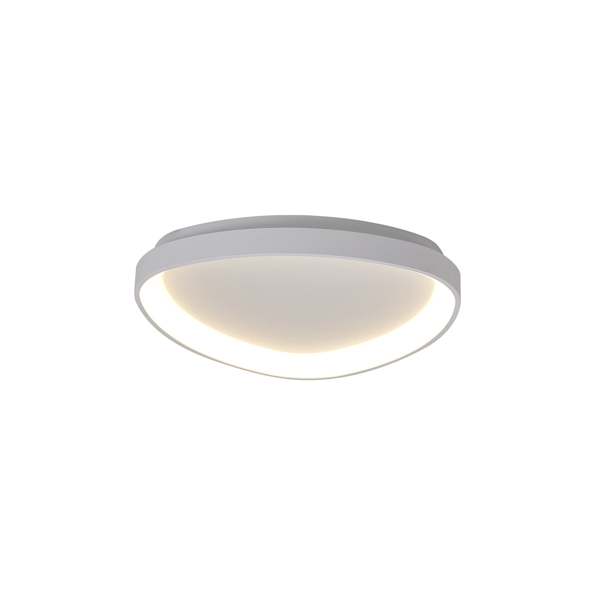 Mantra Niseko II 42cm Triangular Ceiling Light - White