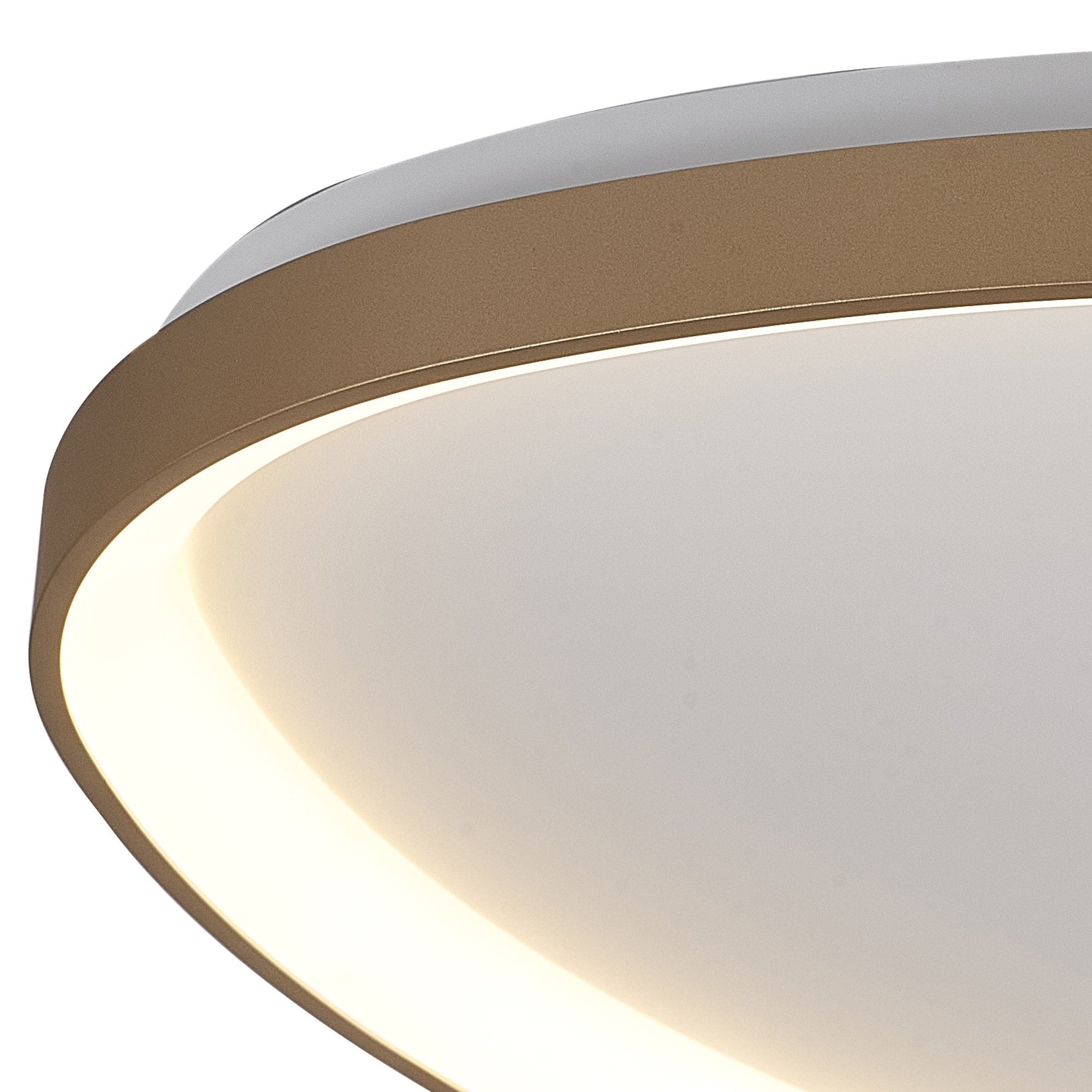 Mantra Niseko II 61cm Triangular Ceiling Light - Gold