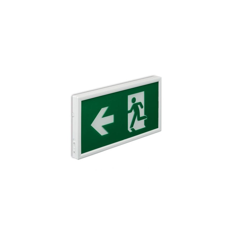 Collingwood Salvus Emergency Exit Box Legend - Arrow Left - Label Only