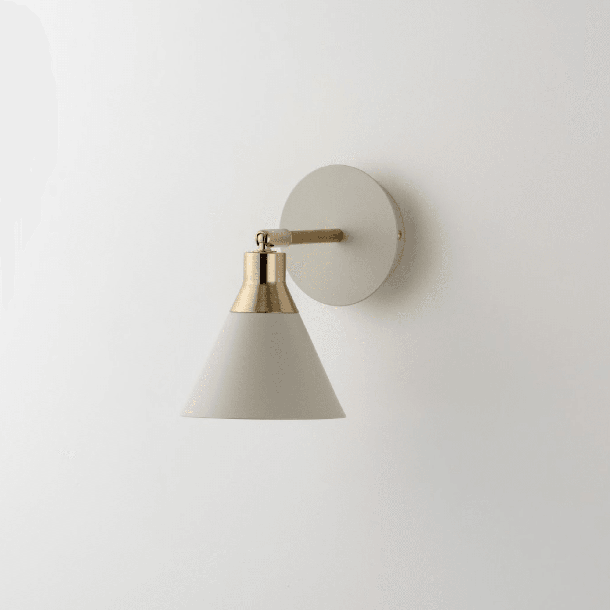 houseof. Cone Wall Light - Sand Grey