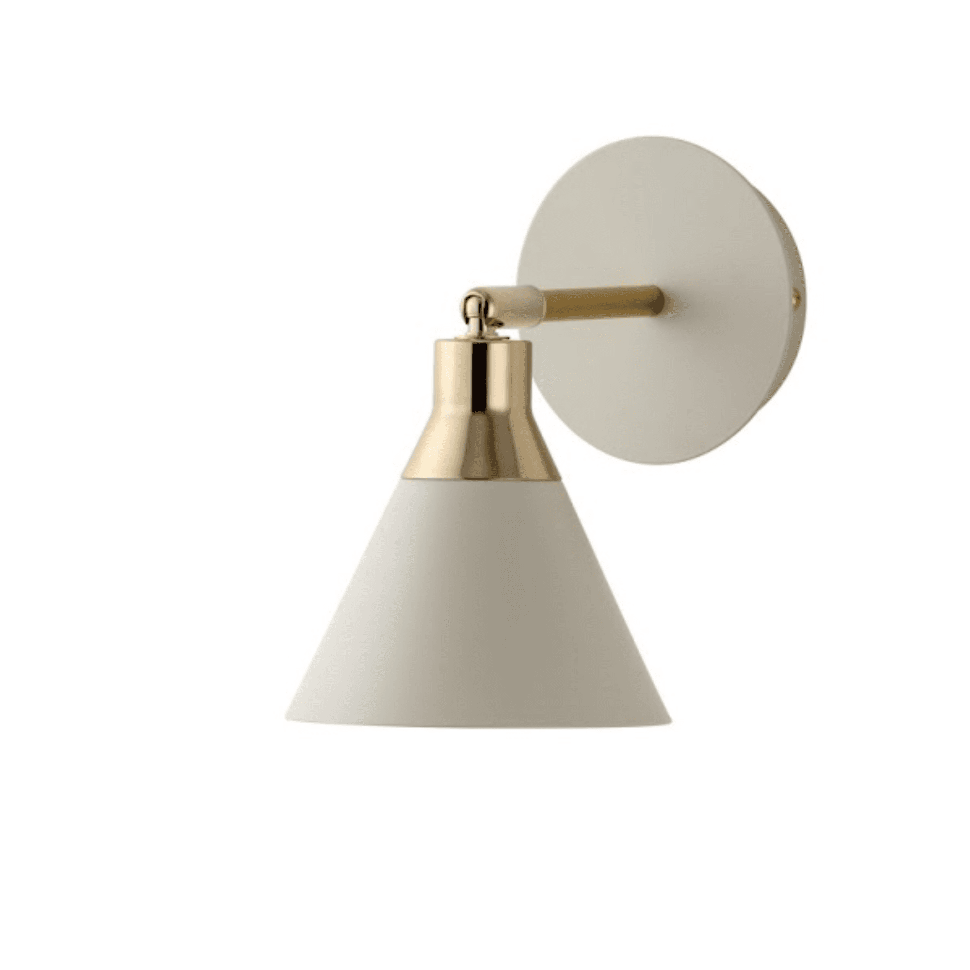 houseof. Cone Wall Light - Sand Grey
