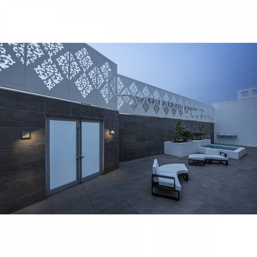 SLV Abridor Outdoor LED Wall Light with Sensor - Anthracite - Mains