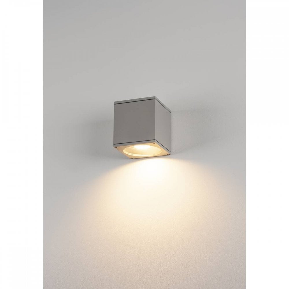 SLV Big Theo Outdoor Wall Light - Silver-Grey - Mains