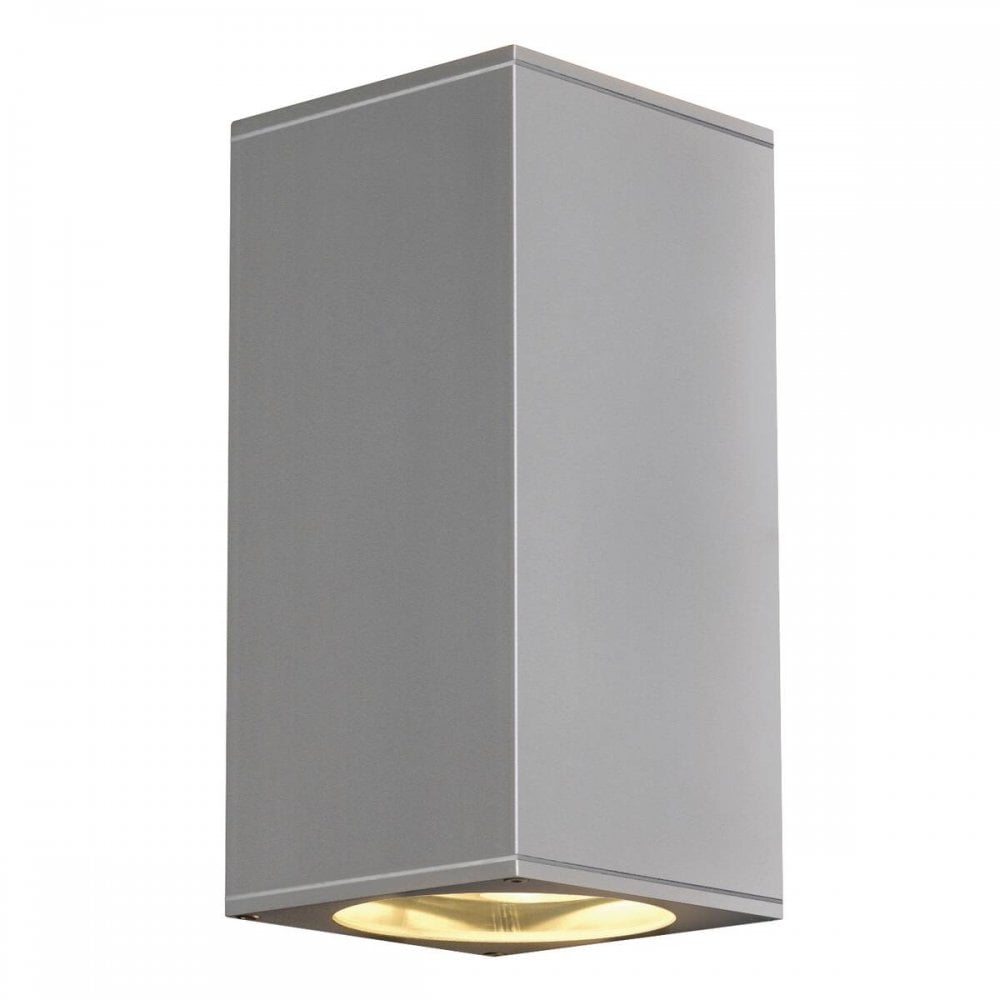 SLV Big Theo Outdoor Up/Down Wall Light - Silver-Grey - Mains