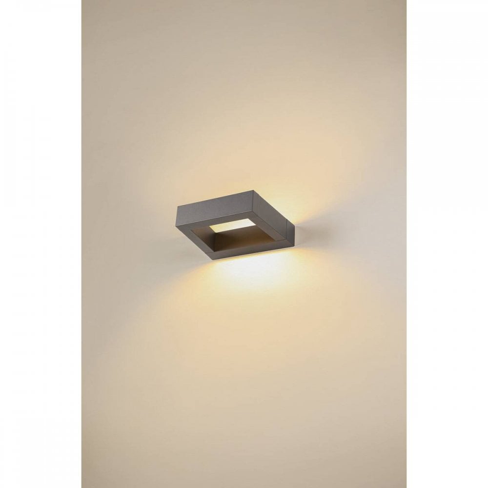 SLV Bookat CCT Wall Light - Anthracite - Mains
