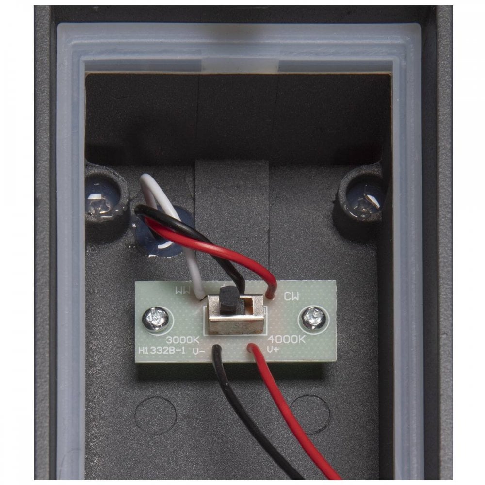 SLV Bookat CCT Wall Light - Anthracite - Mains