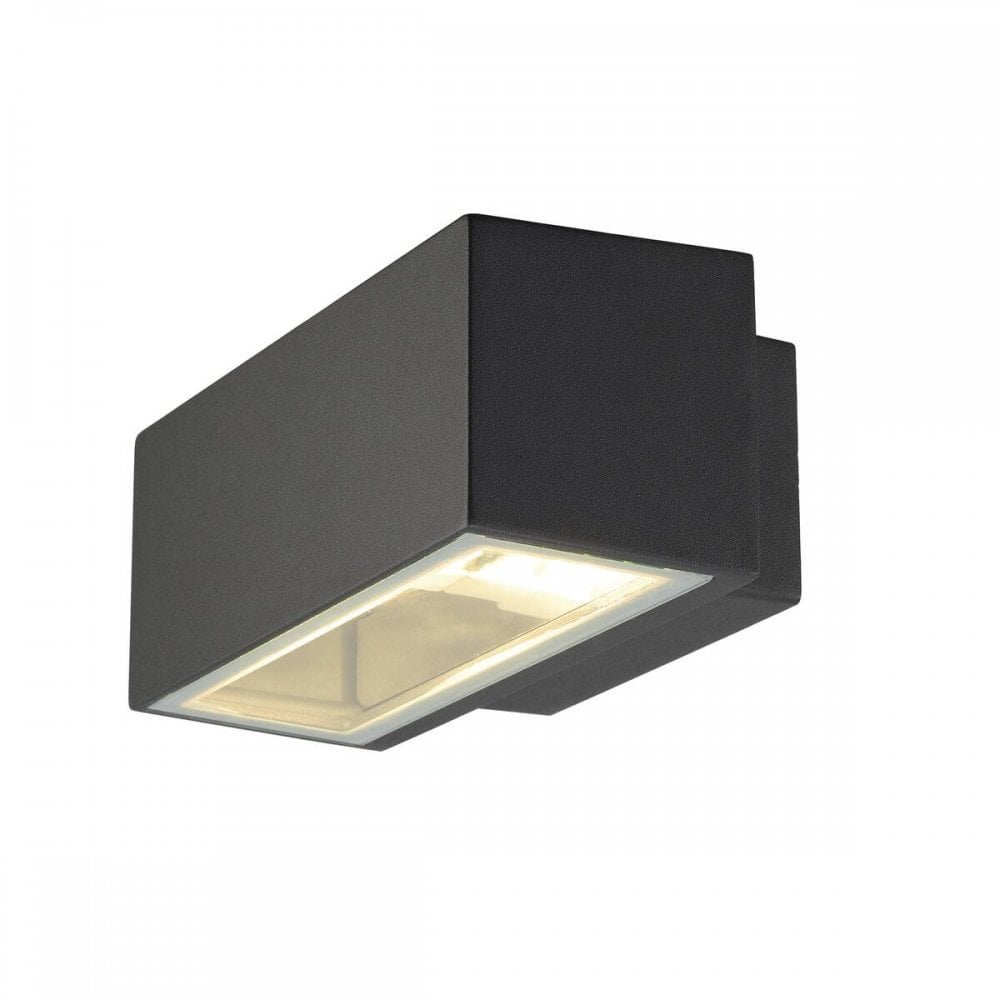 SLV Box Outdoor Up/Down Wall Light - Anthracite - Mains
