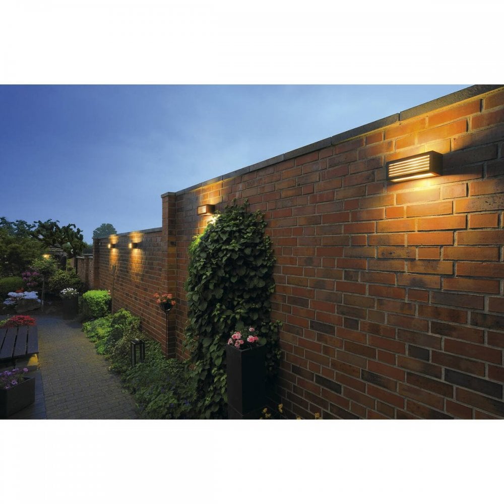 SLV Box-L Outdoor Wall Light - Anthracite - Mains