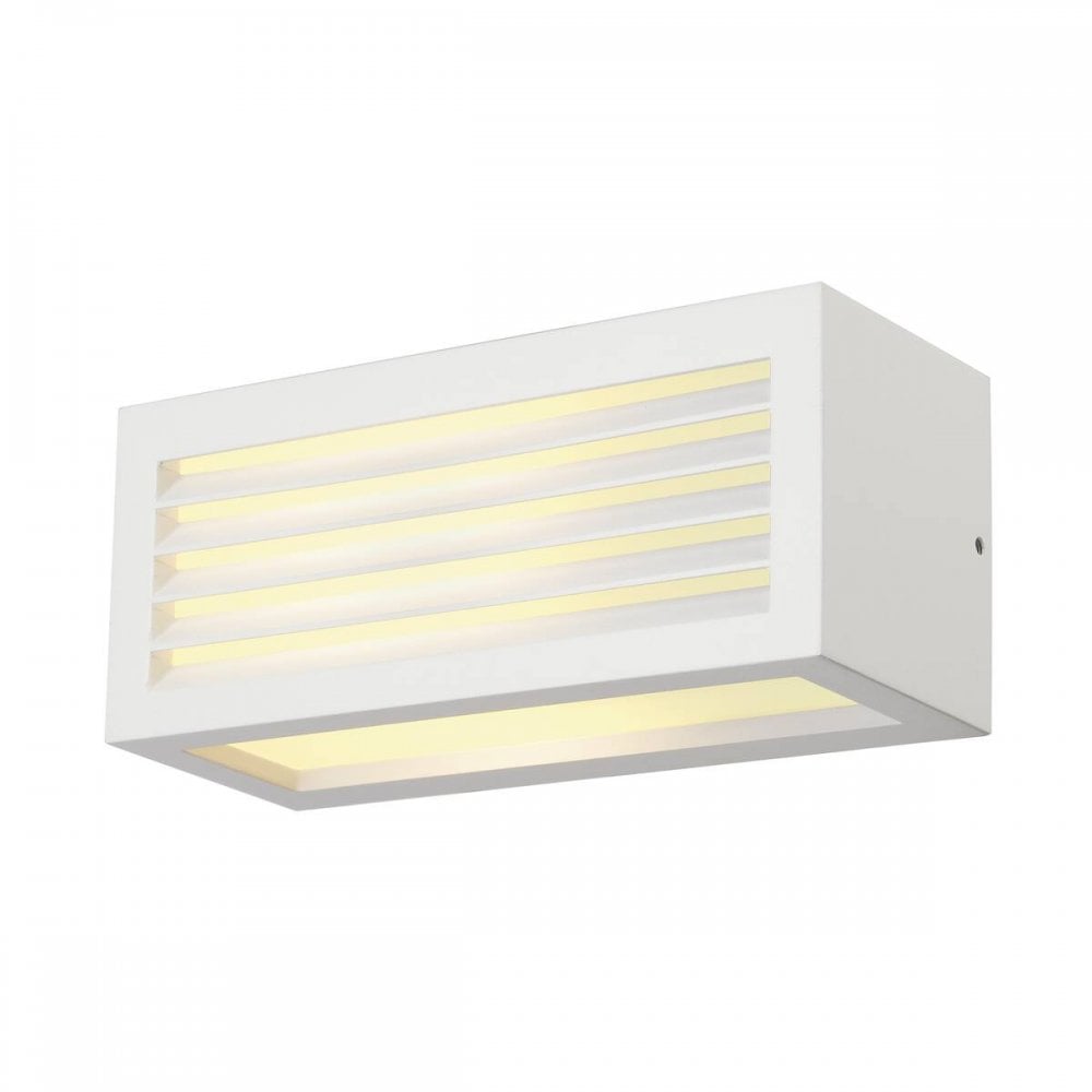 SLV Box-L Outdoor Wall Light - White - Mains