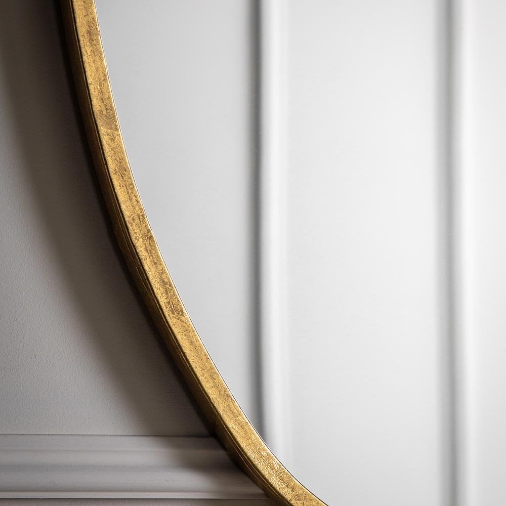 Mura Loftus Medium Reuleaux Wall Mirror - Aged Gold
