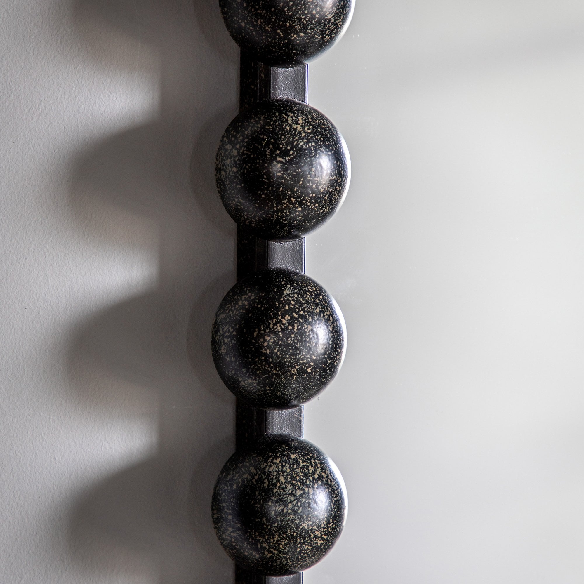 Mura Hayman Ellipse Wall Mirror - Aged Black