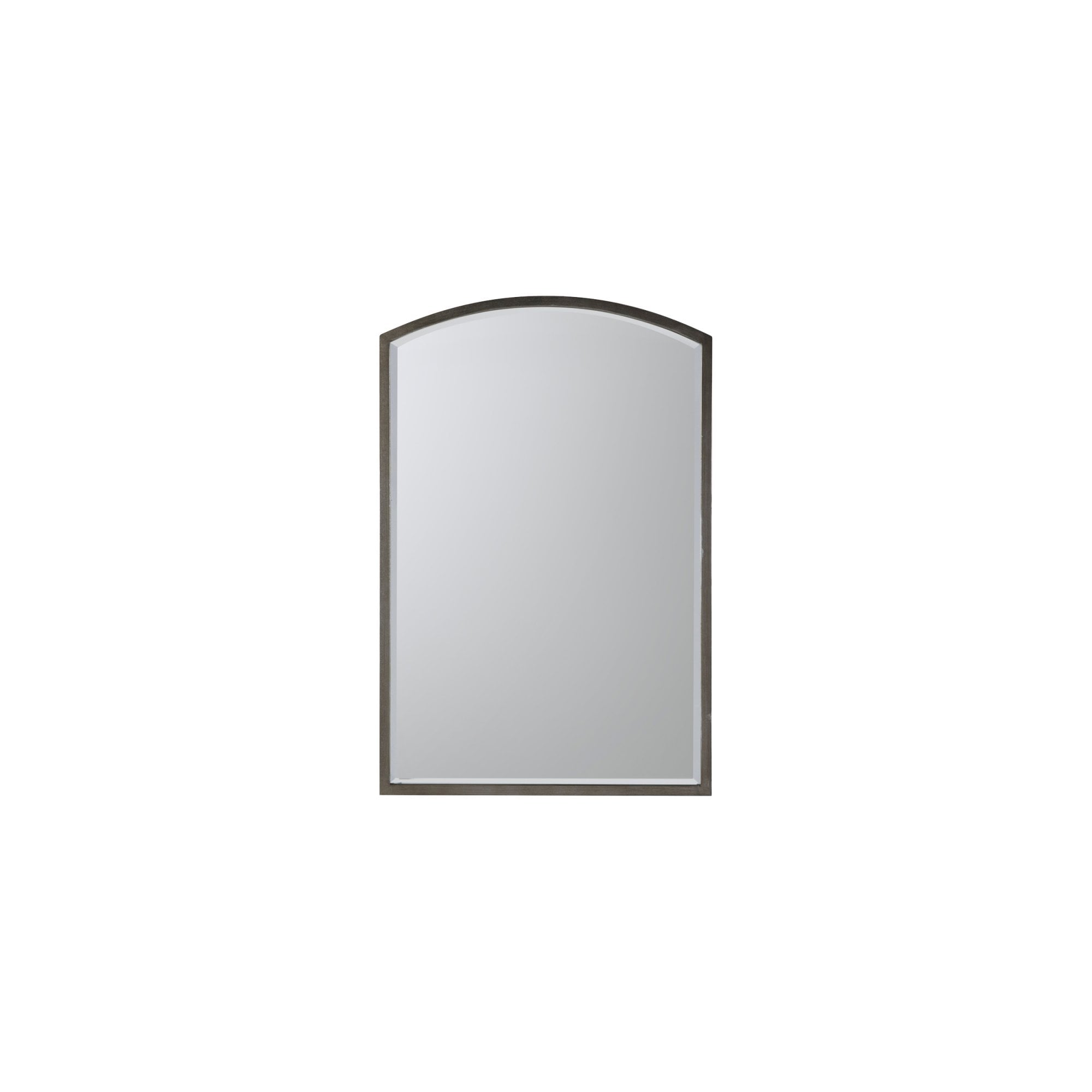 Mura Oxford Medium Arch Wall Mirror - Antique Silver