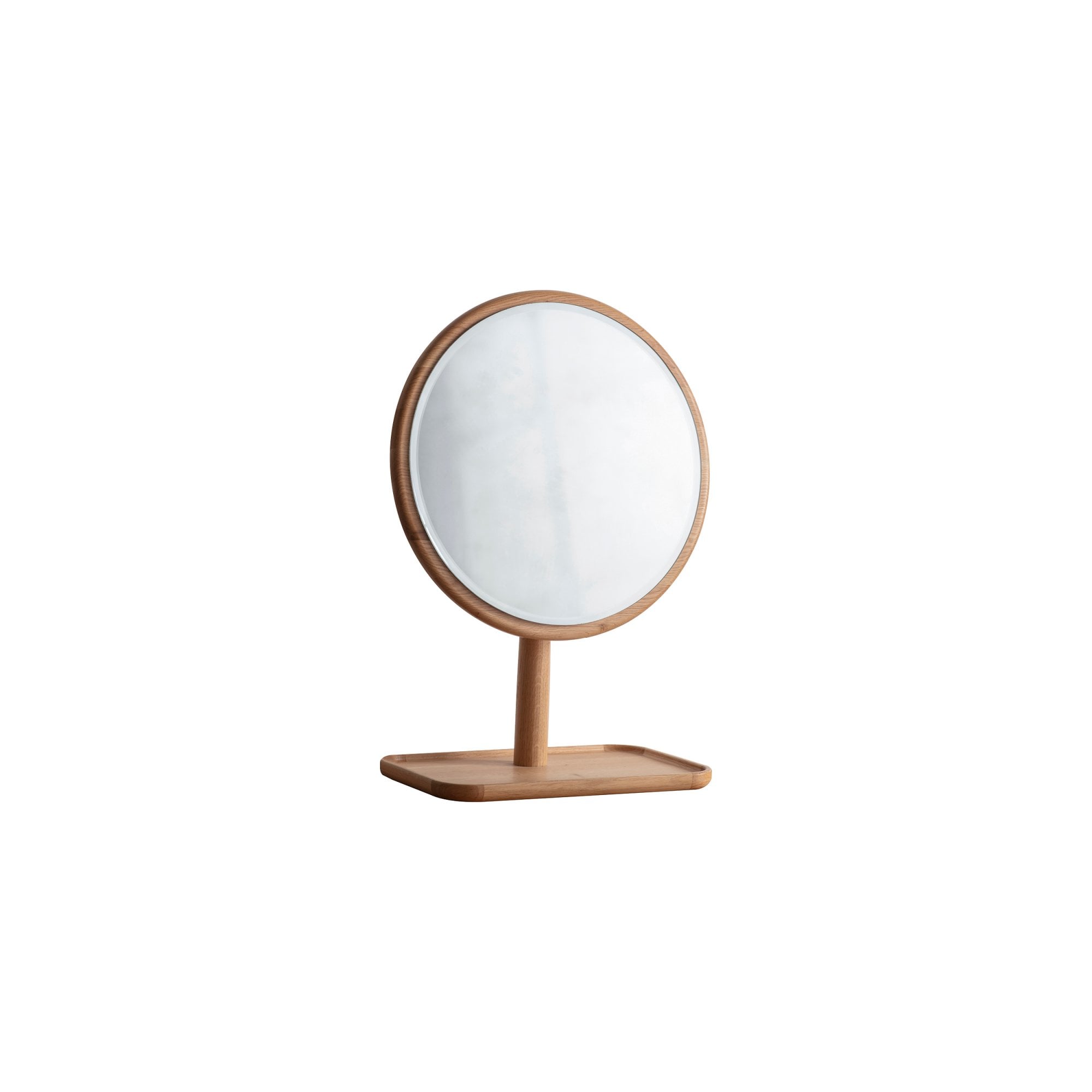 Mura Edward Table Top Mirror - Solid Oak