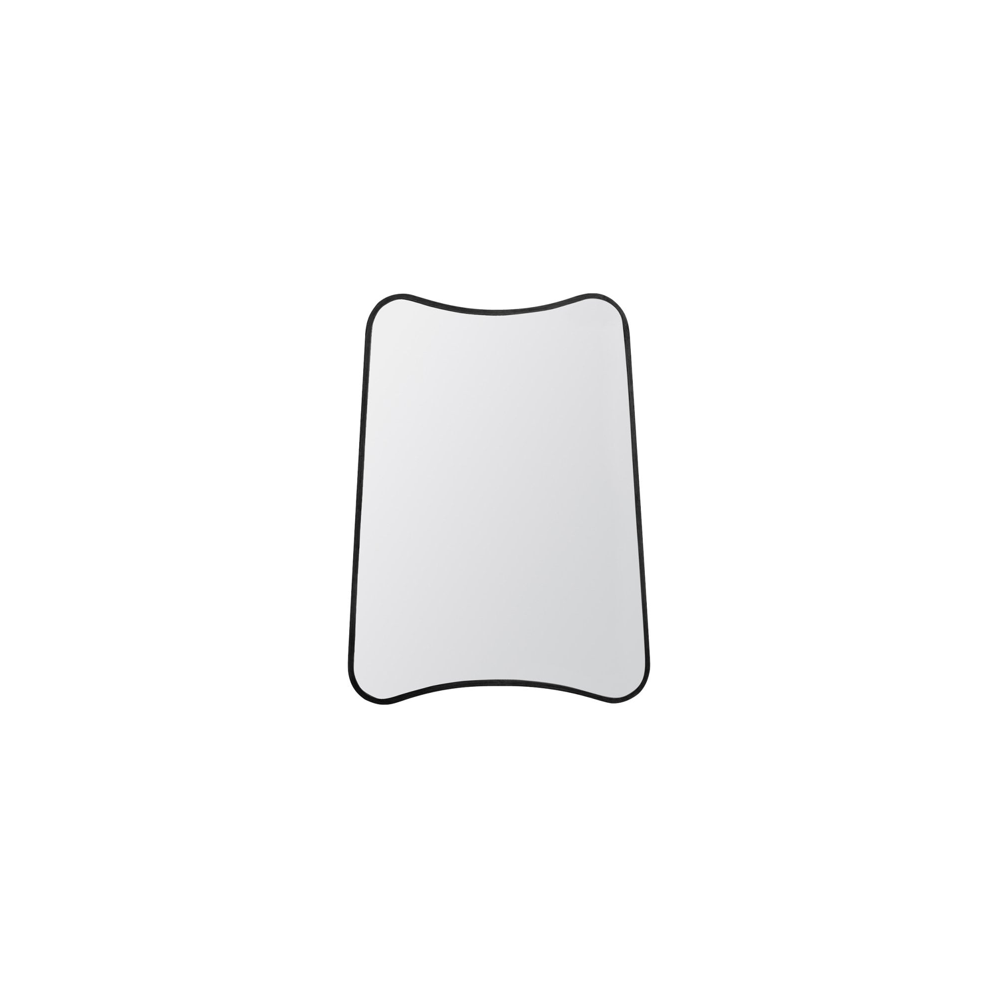 Mura Carr Tapered Rectangle Wall Mirror - Matt Black