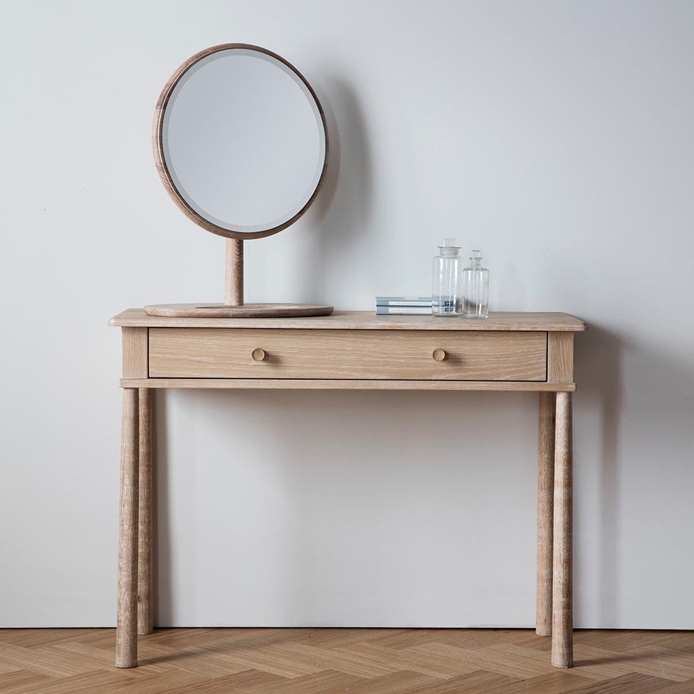 Mura Brunswick Table Top Mirror - Natural Oak