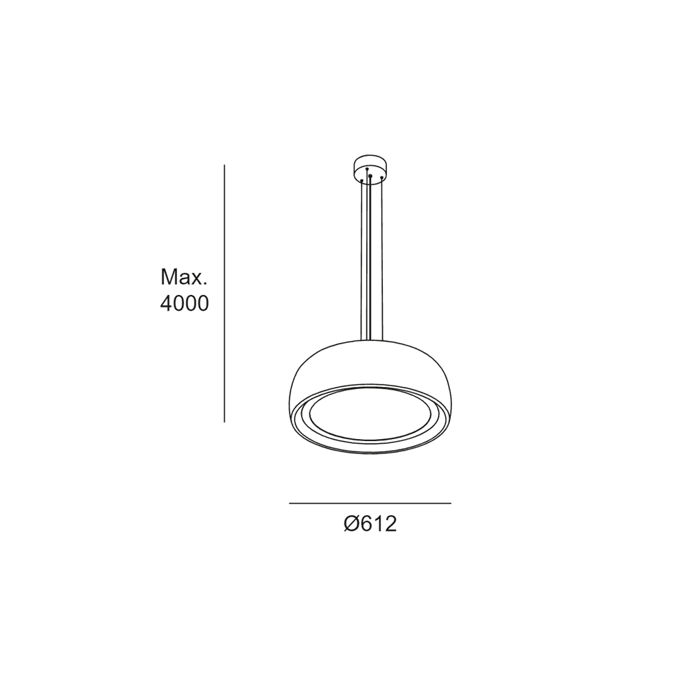 LedsC4 Gong Pendant - Speckled Reed Green