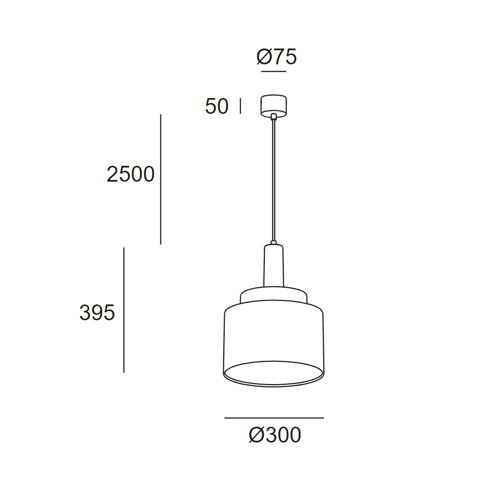 LedsC4 Keops 300mm Triple Pendant - Multicoloured